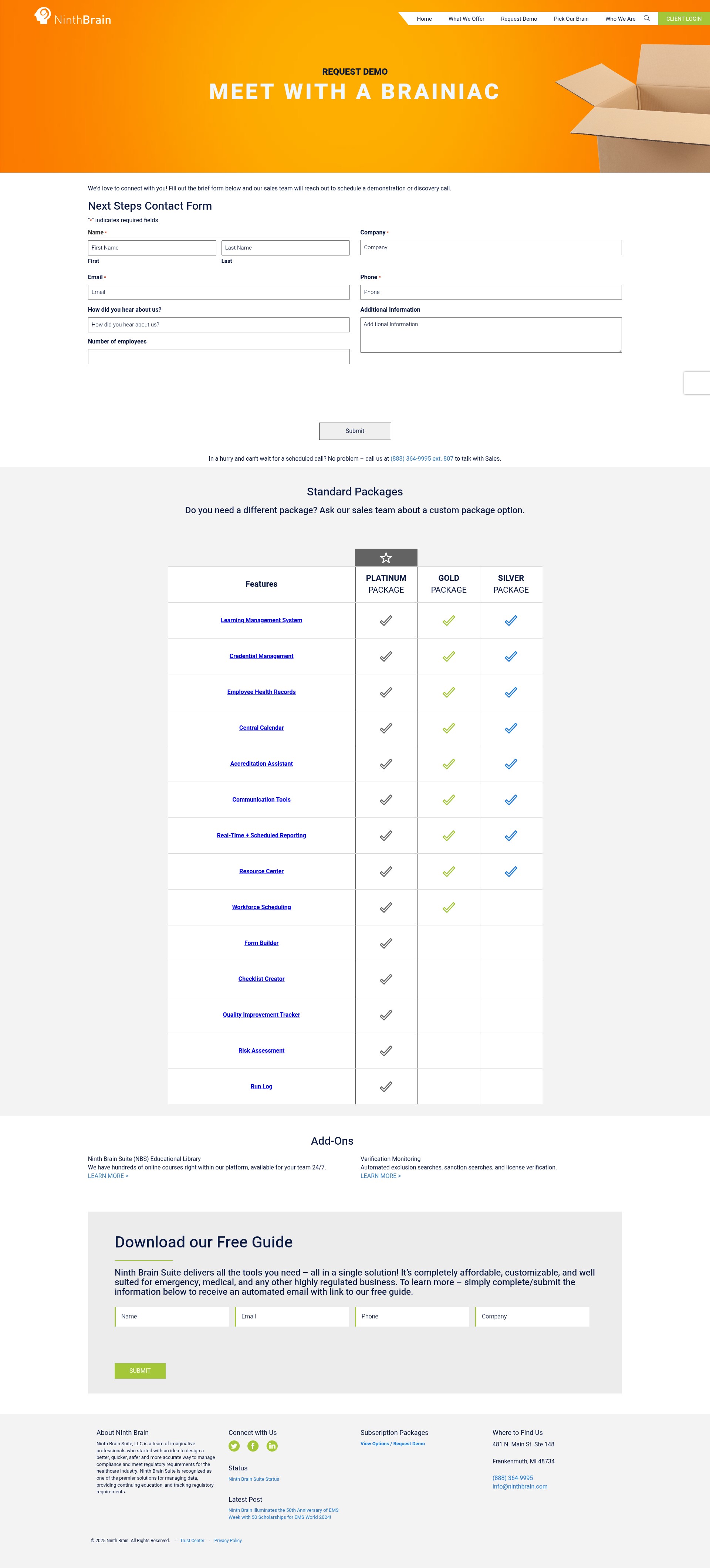 Landing Page
