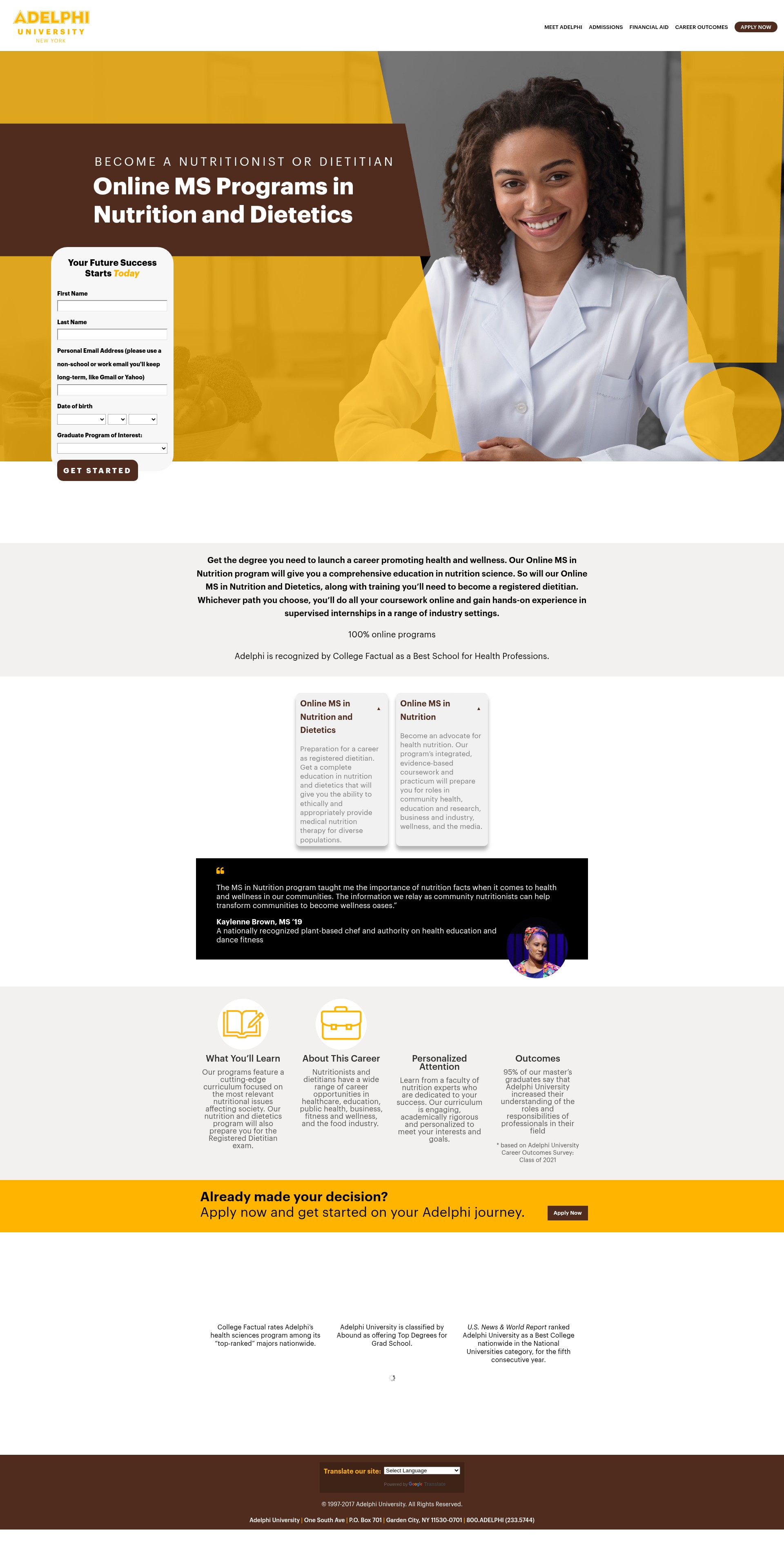 Landing Page