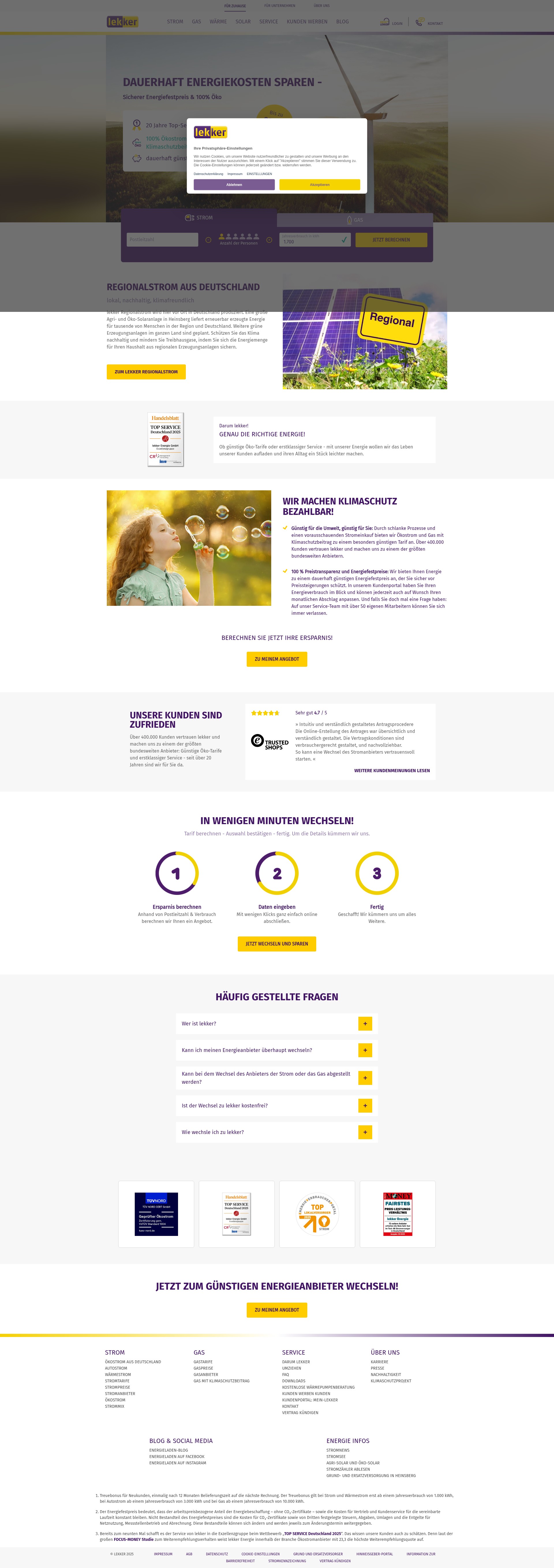 Landing Page