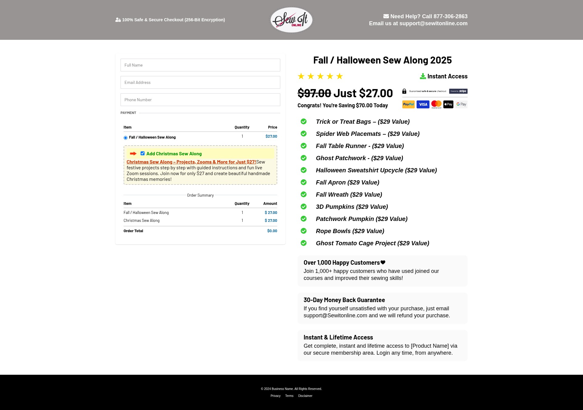 Landing Page