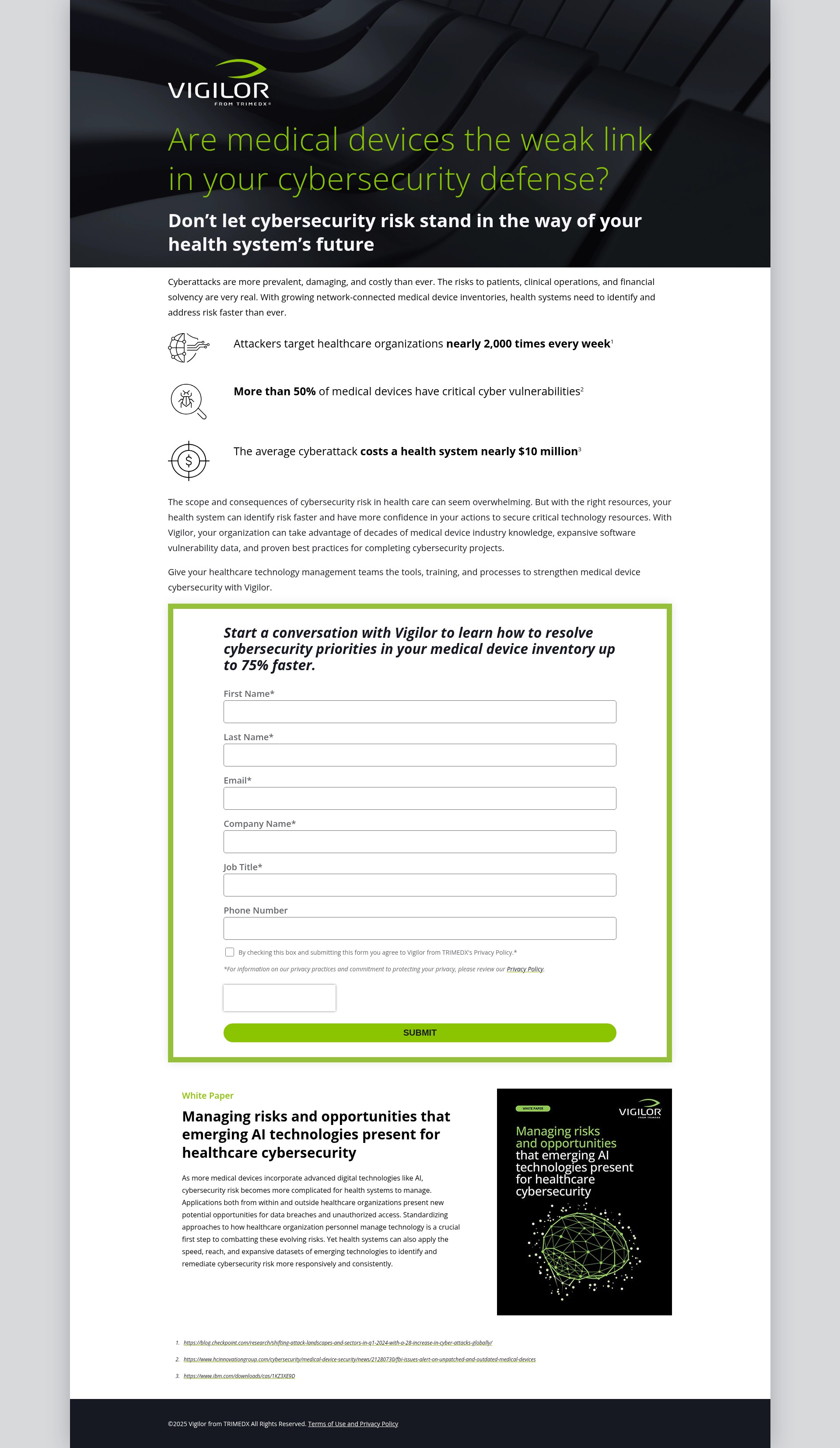 Landing Page