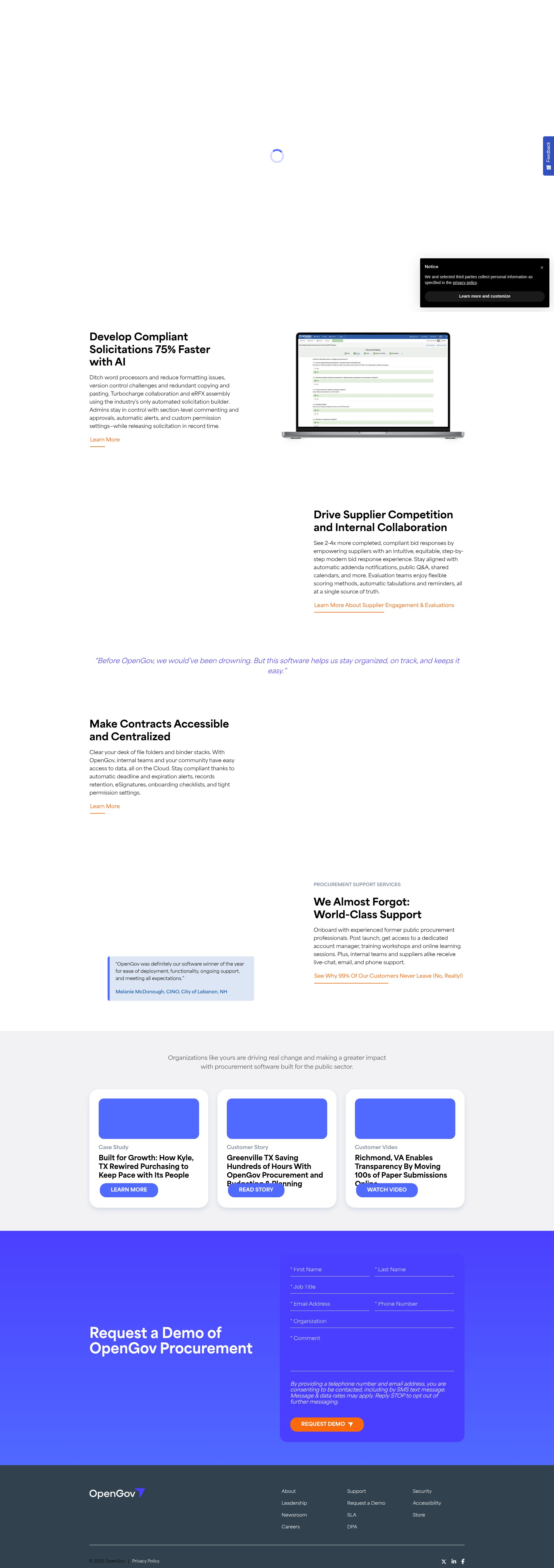 Landing Page