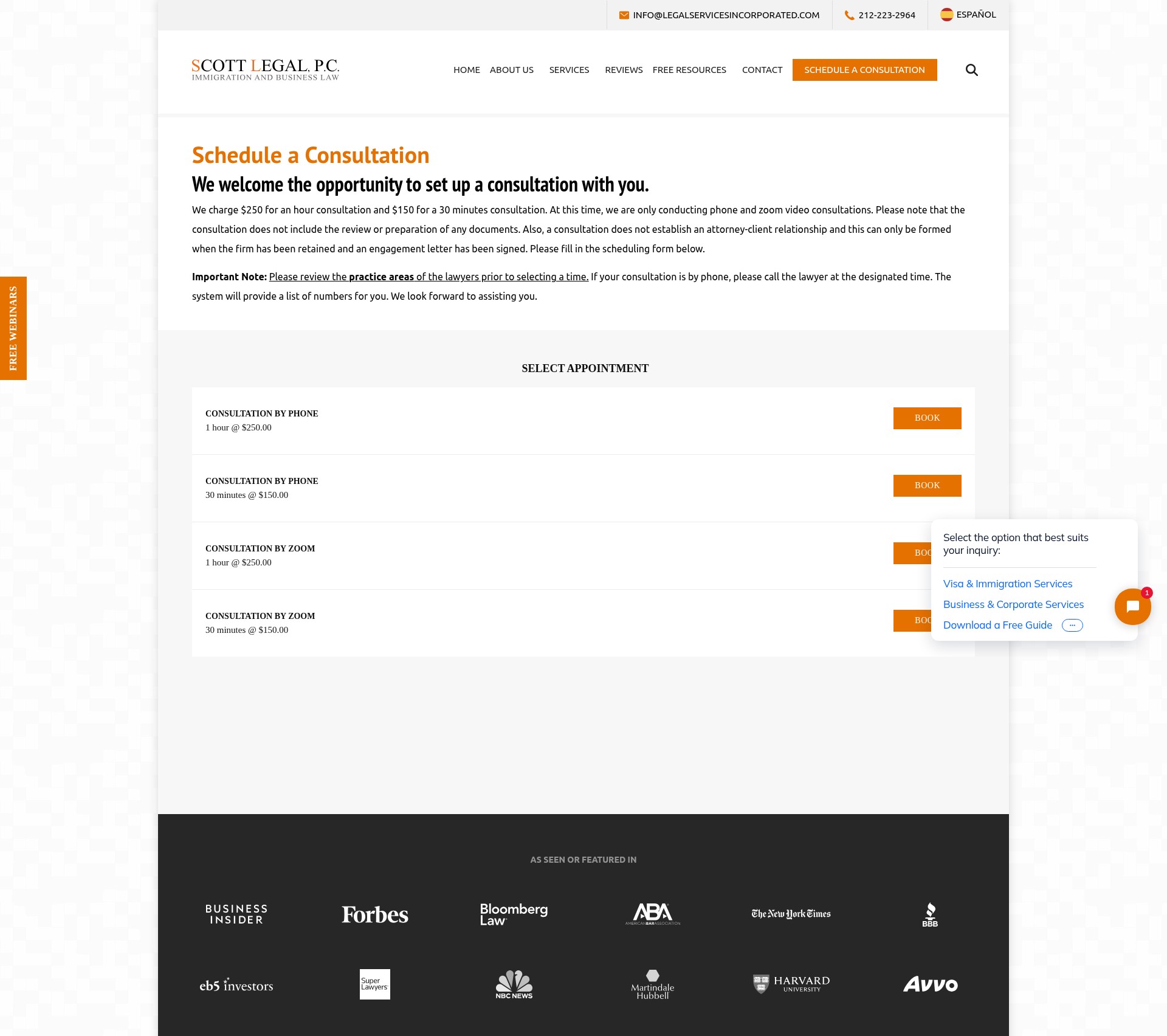Landing Page