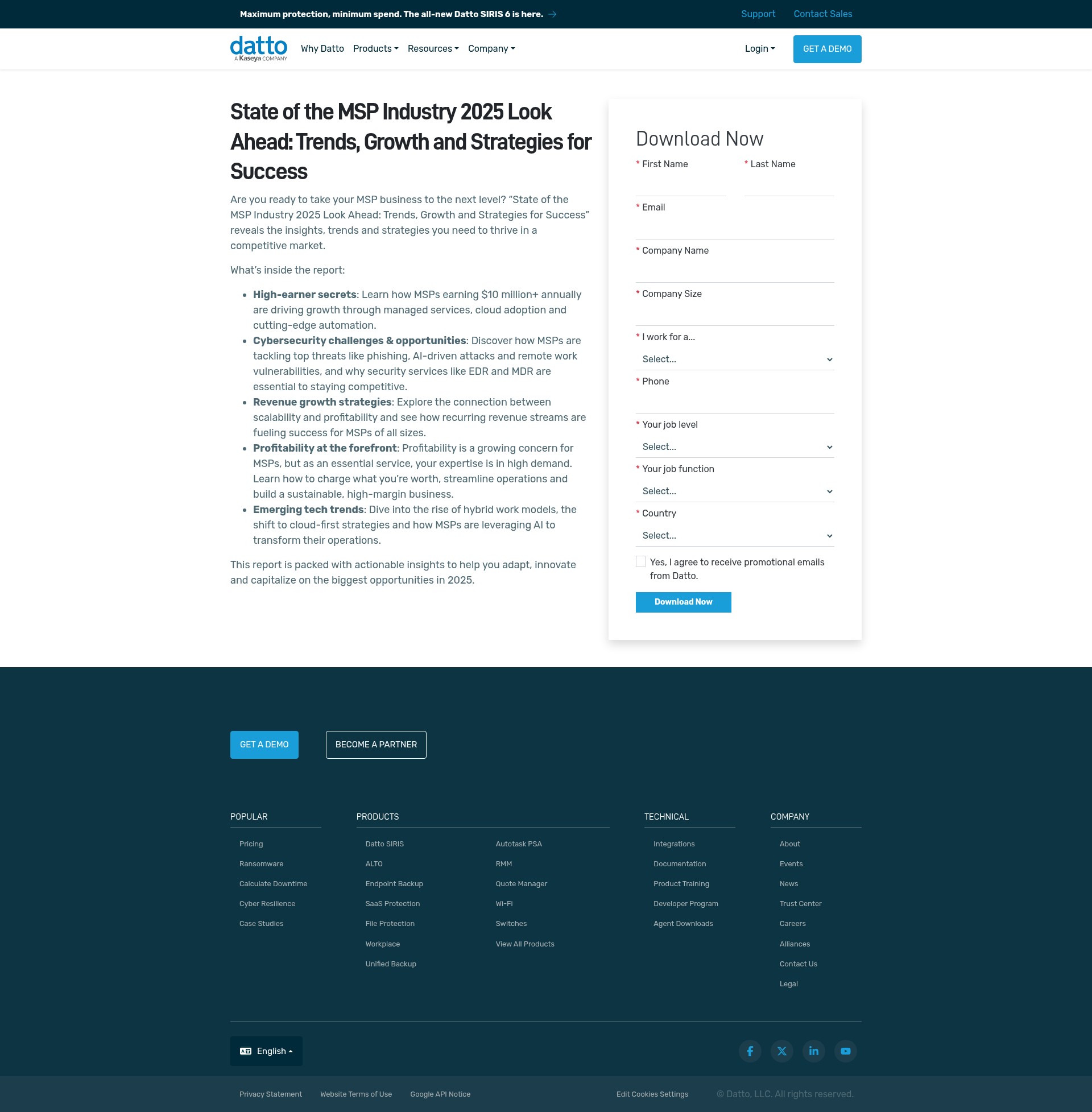 Landing Page