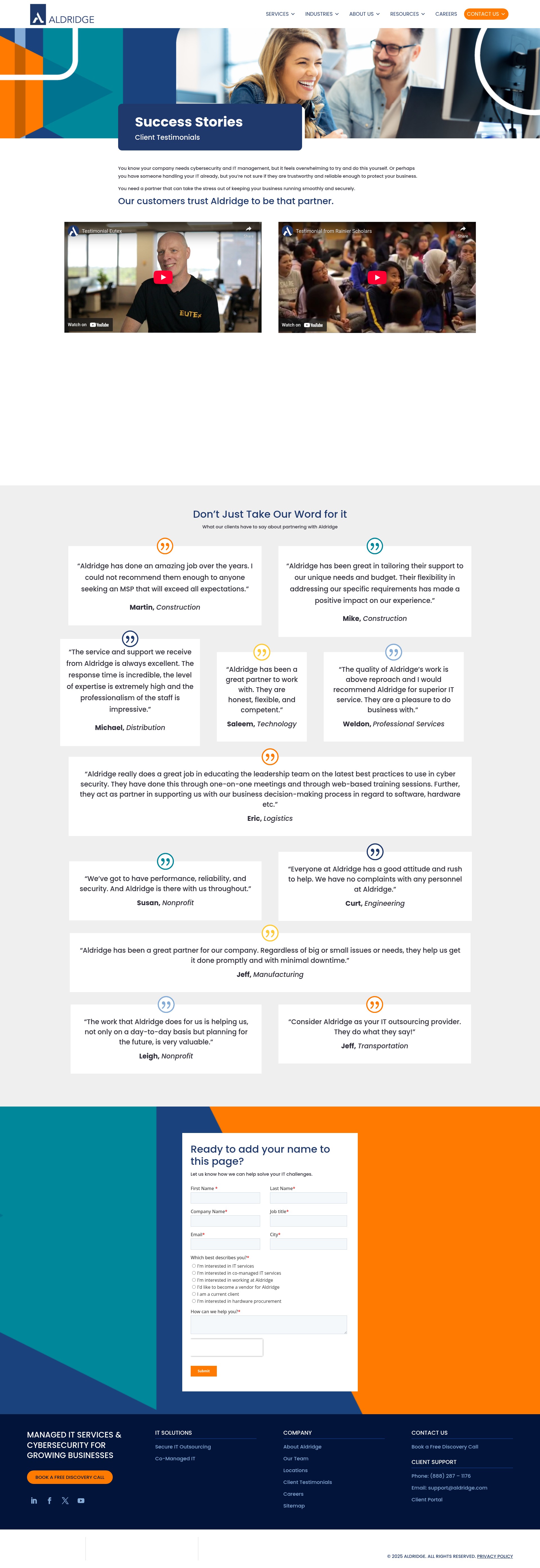 Landing Page