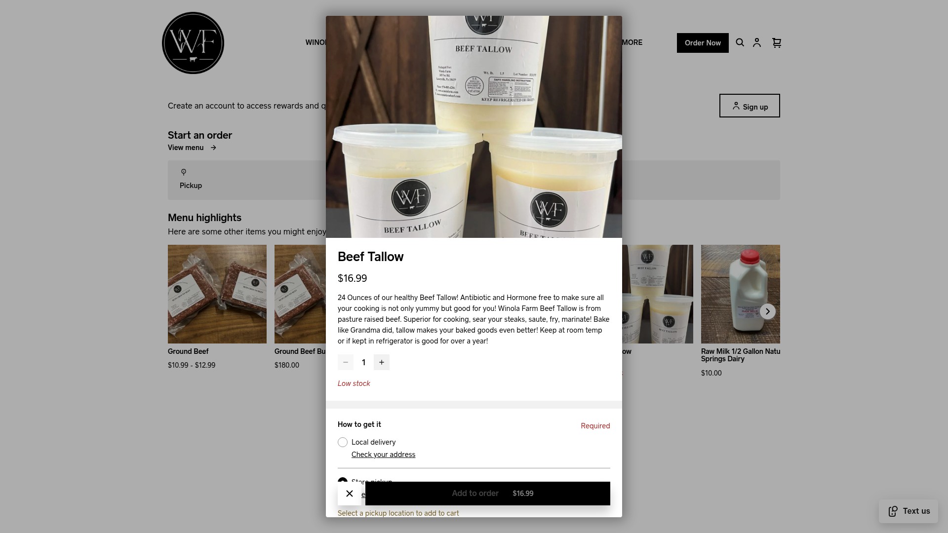 Landing Page