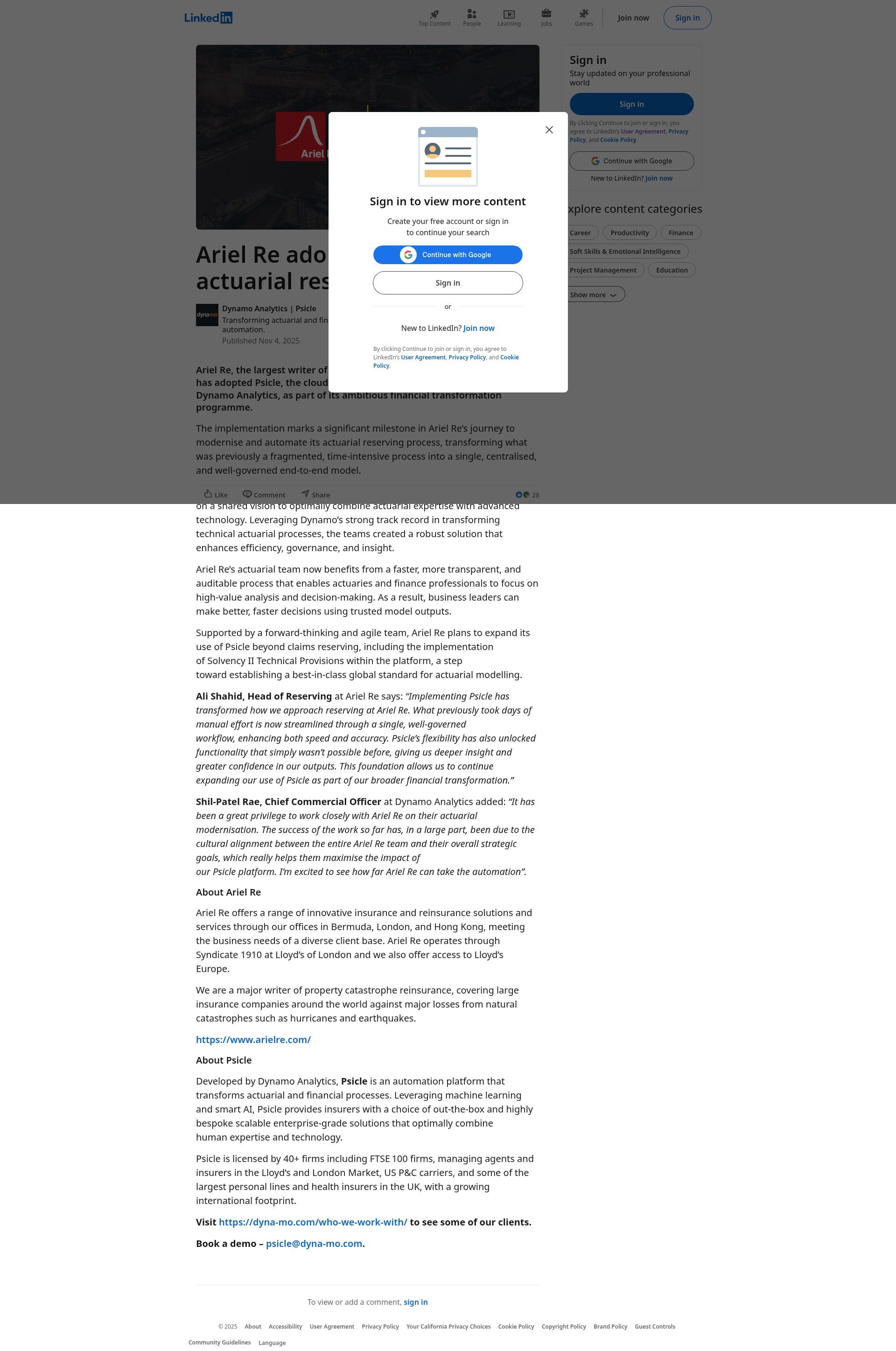 Landing Page
