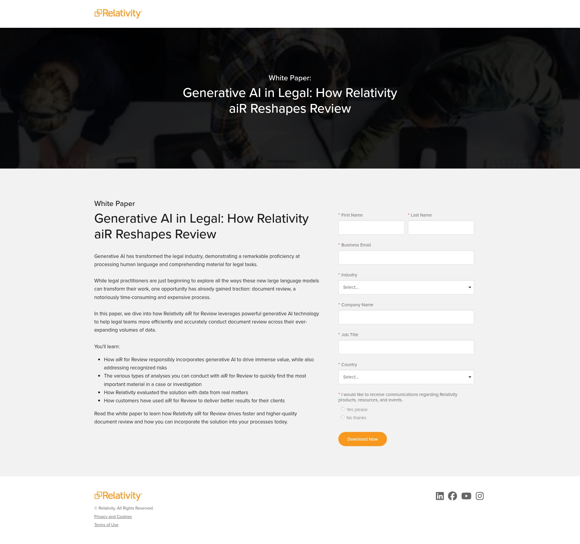 Landing Page