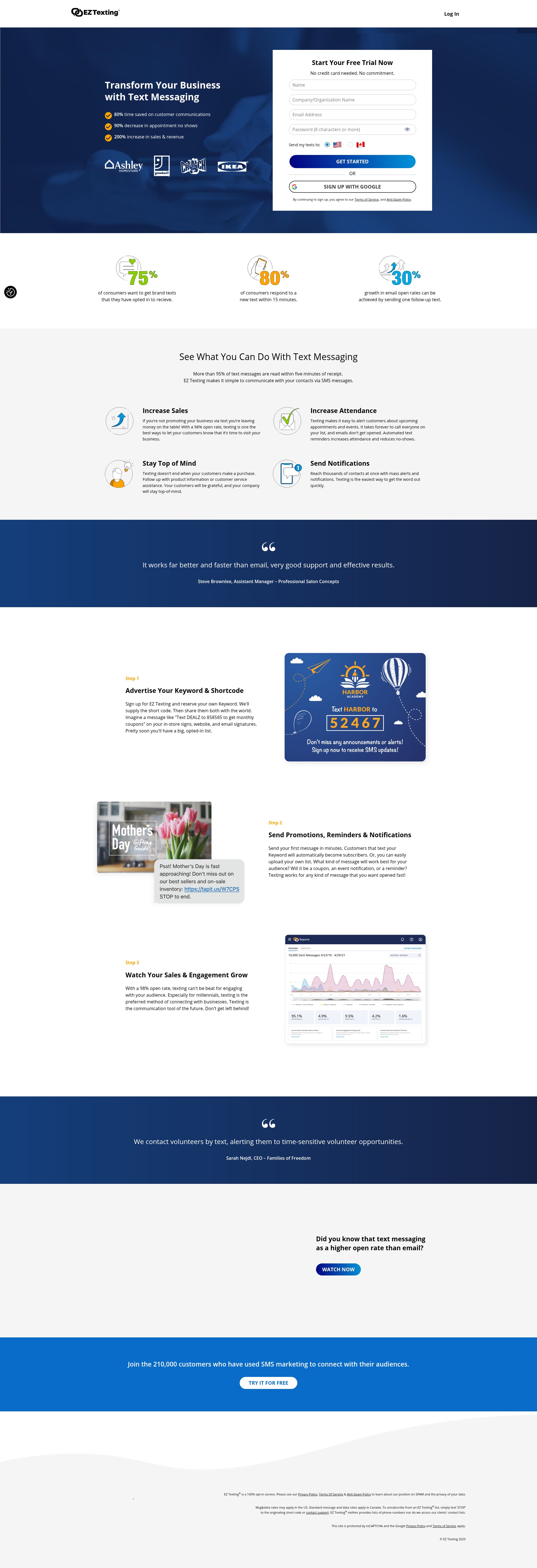 Landing Page