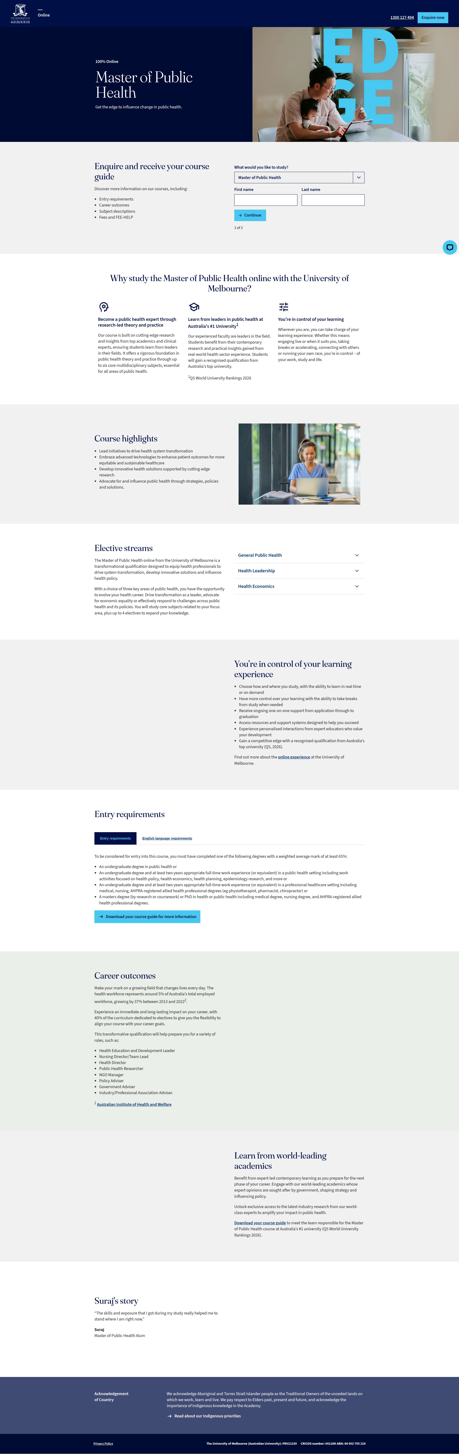 Landing Page