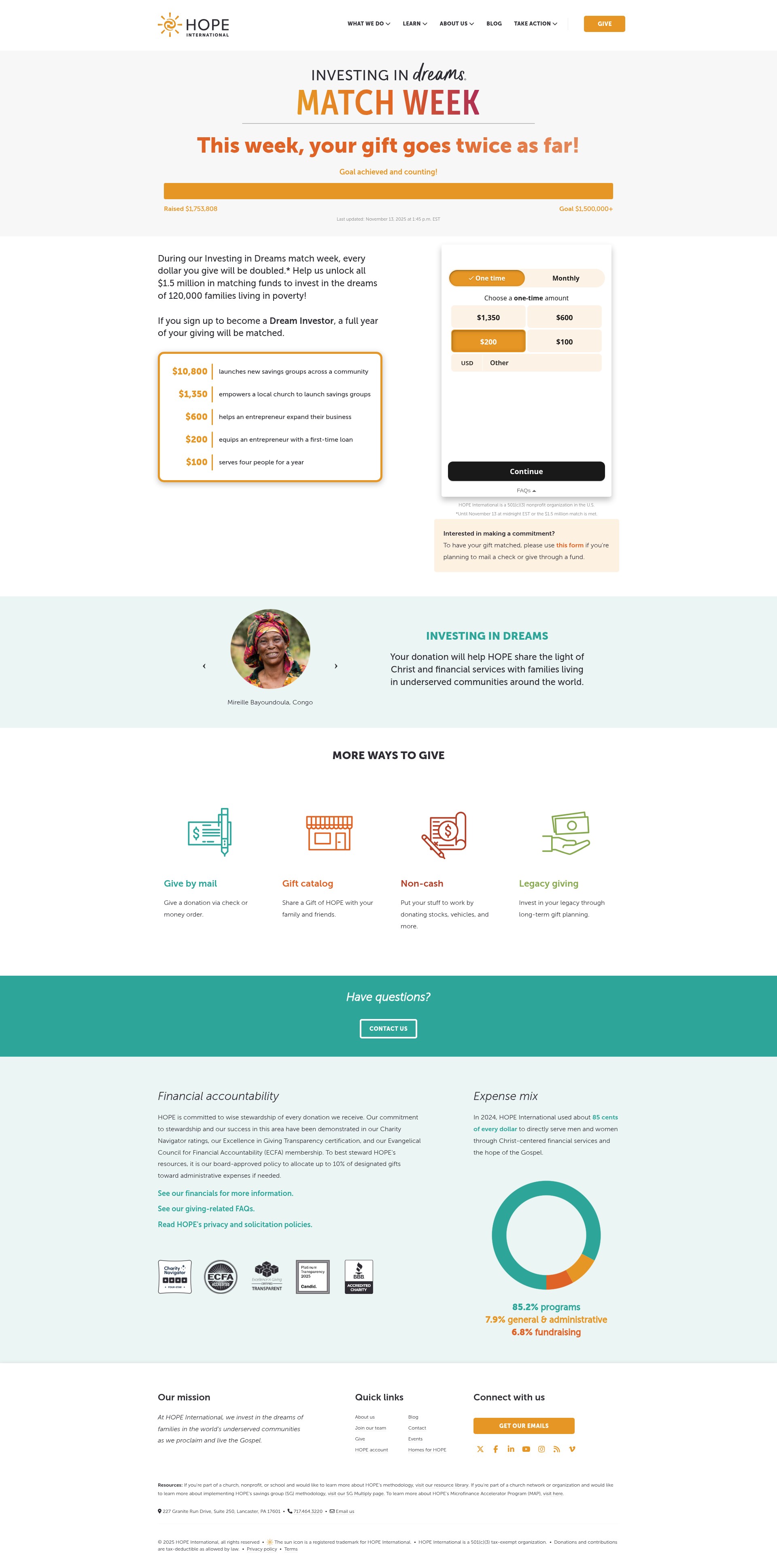 Landing Page