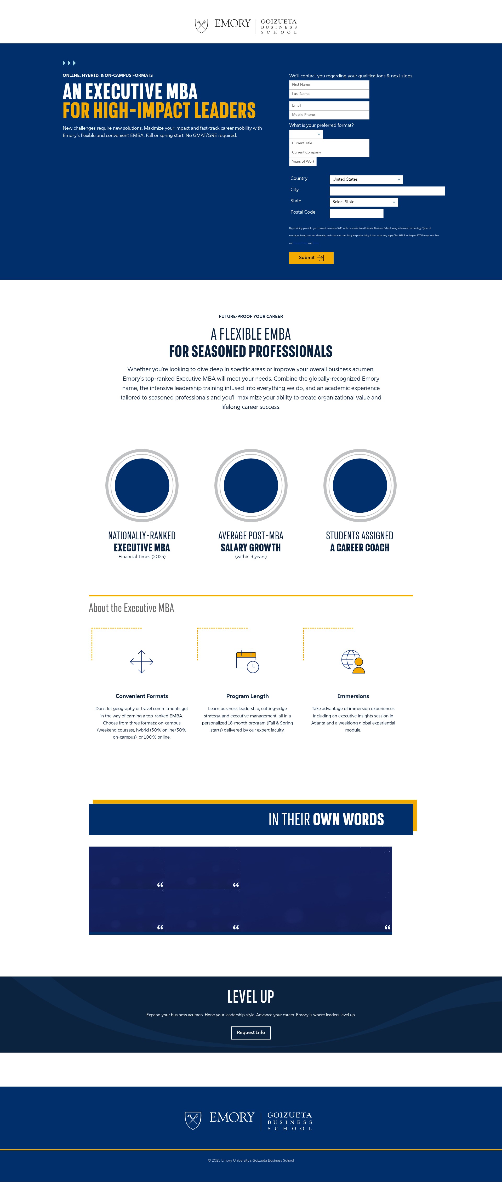 Landing Page