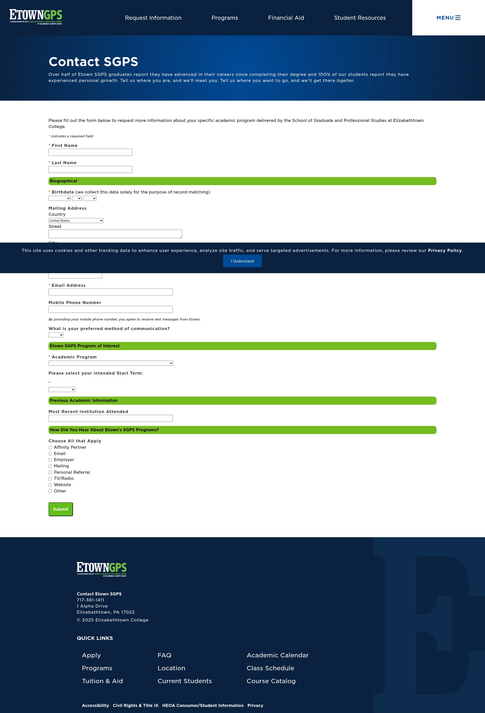 Landing Page