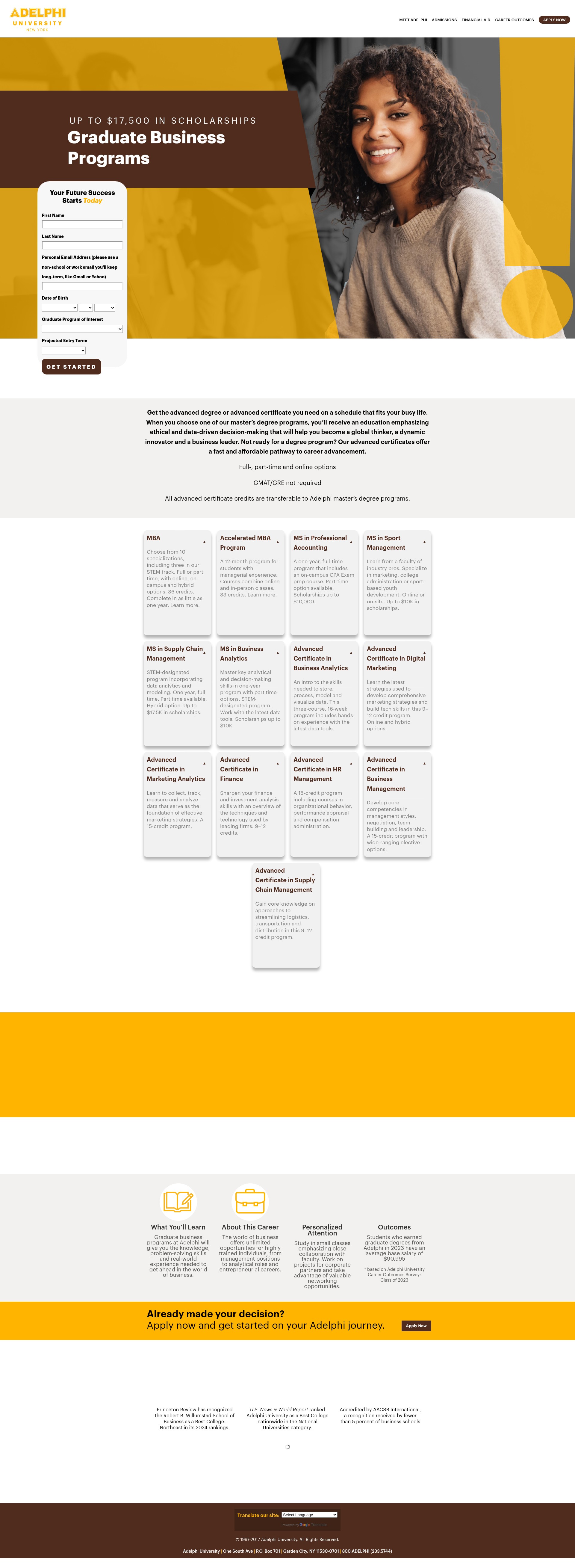 Landing Page