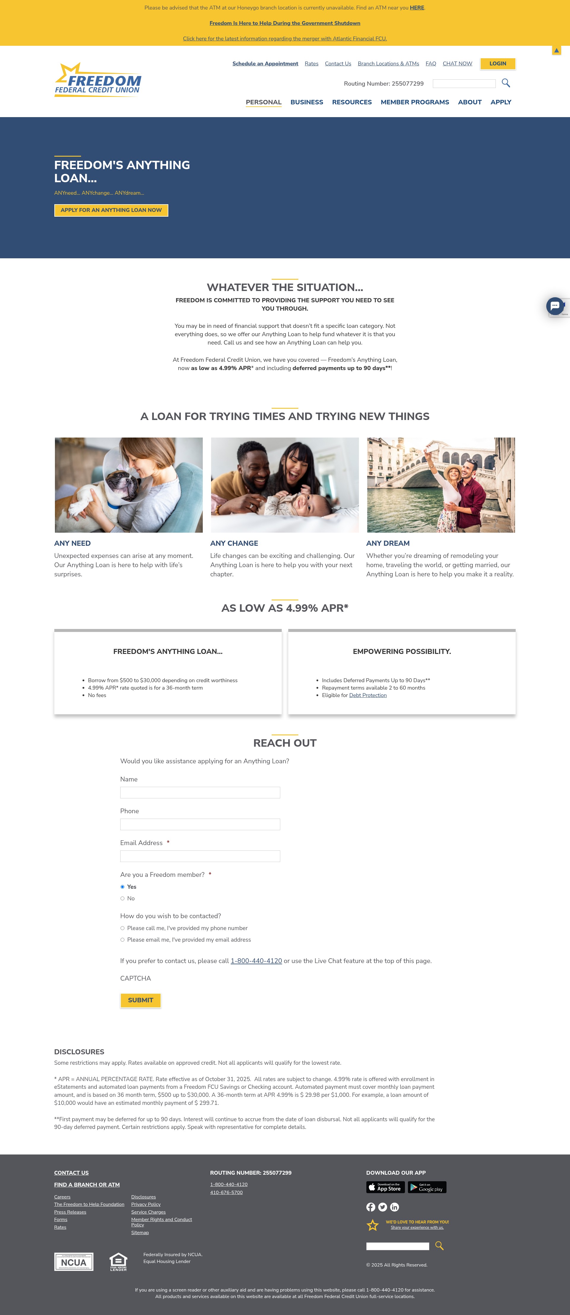 Landing Page