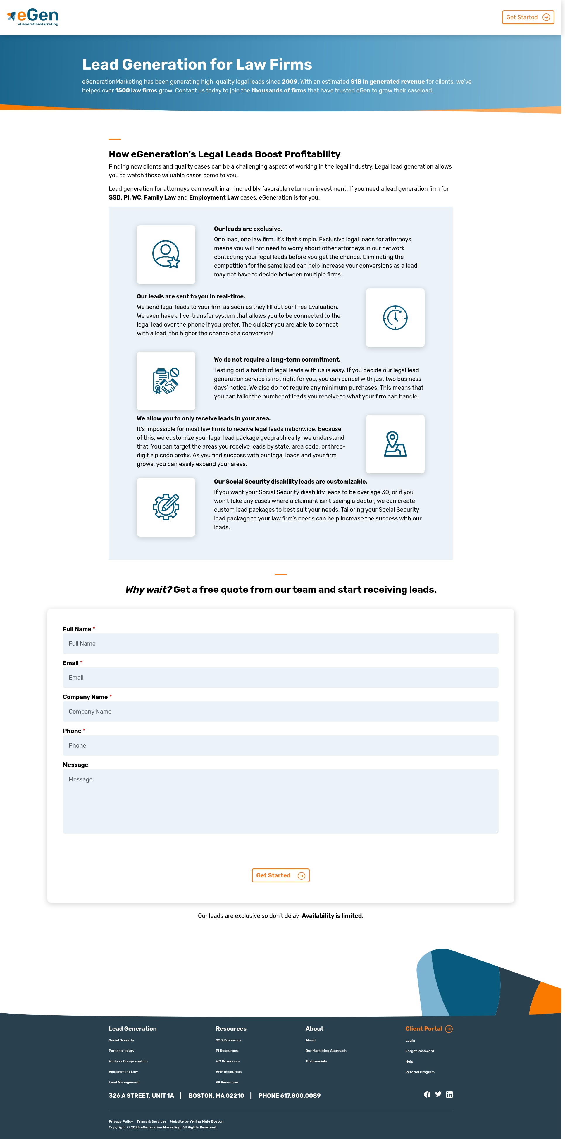 Landing Page
