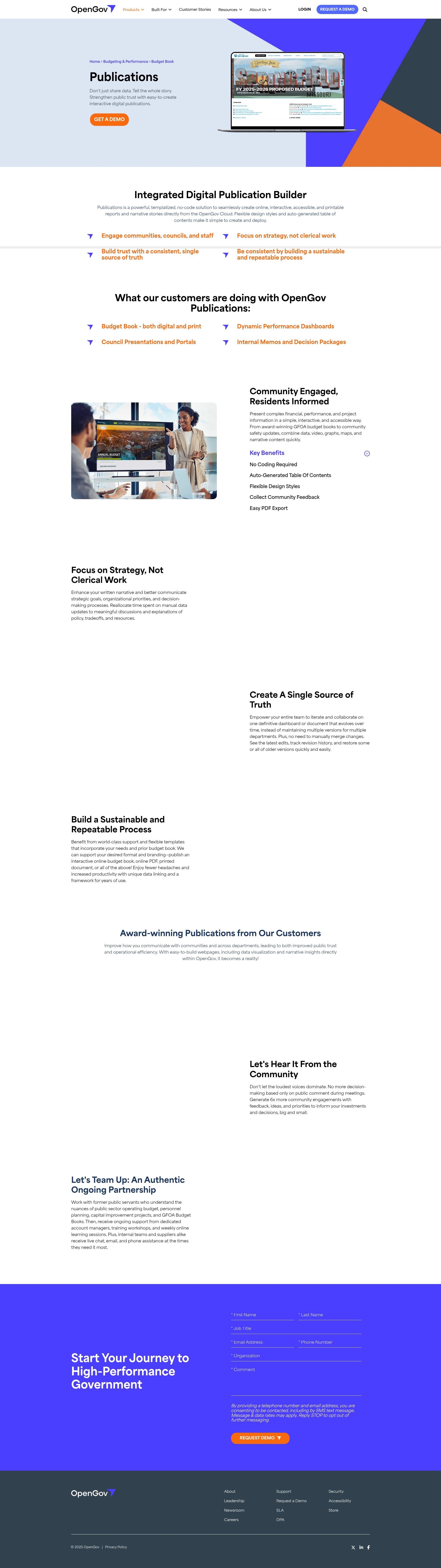Landing Page