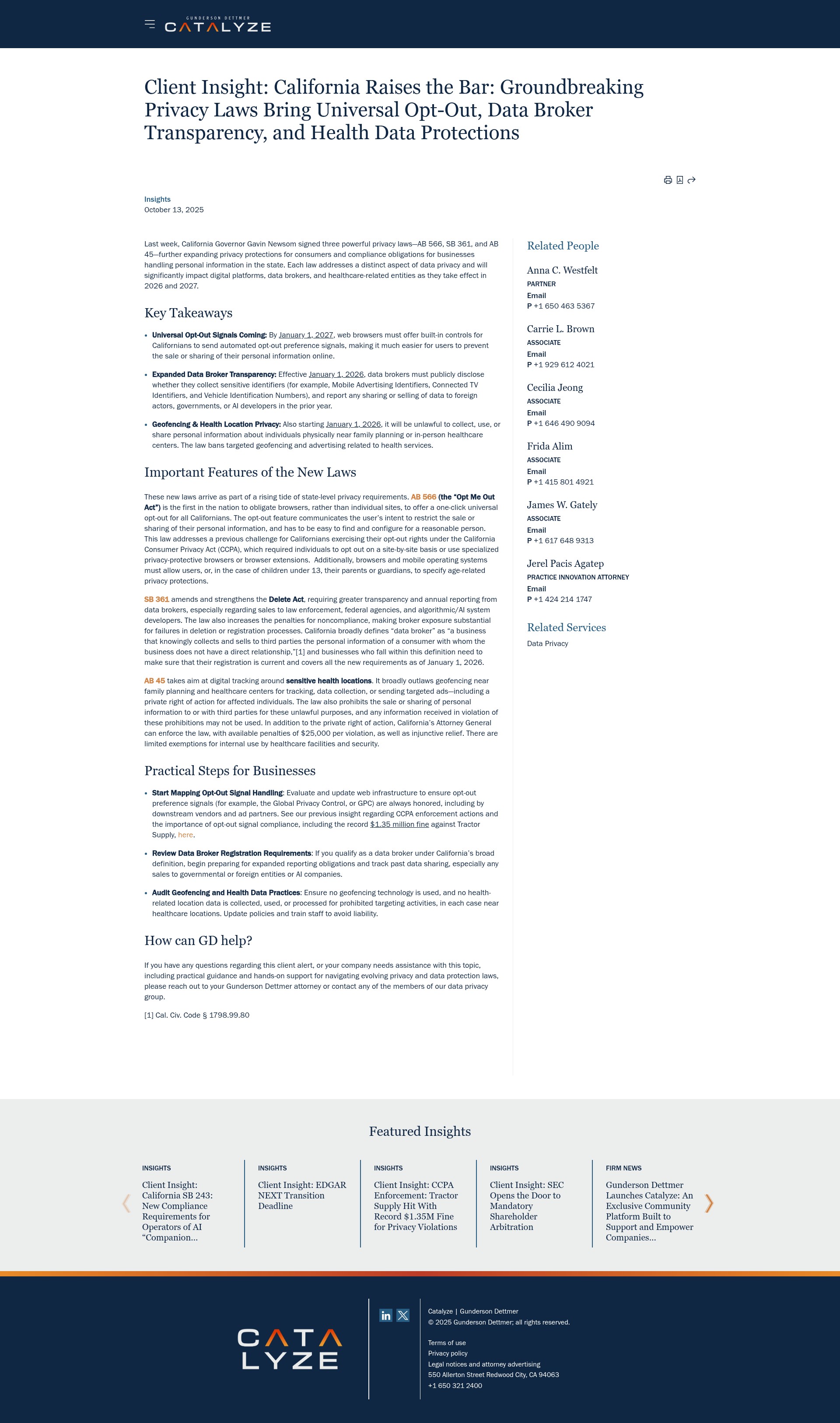 Landing Page