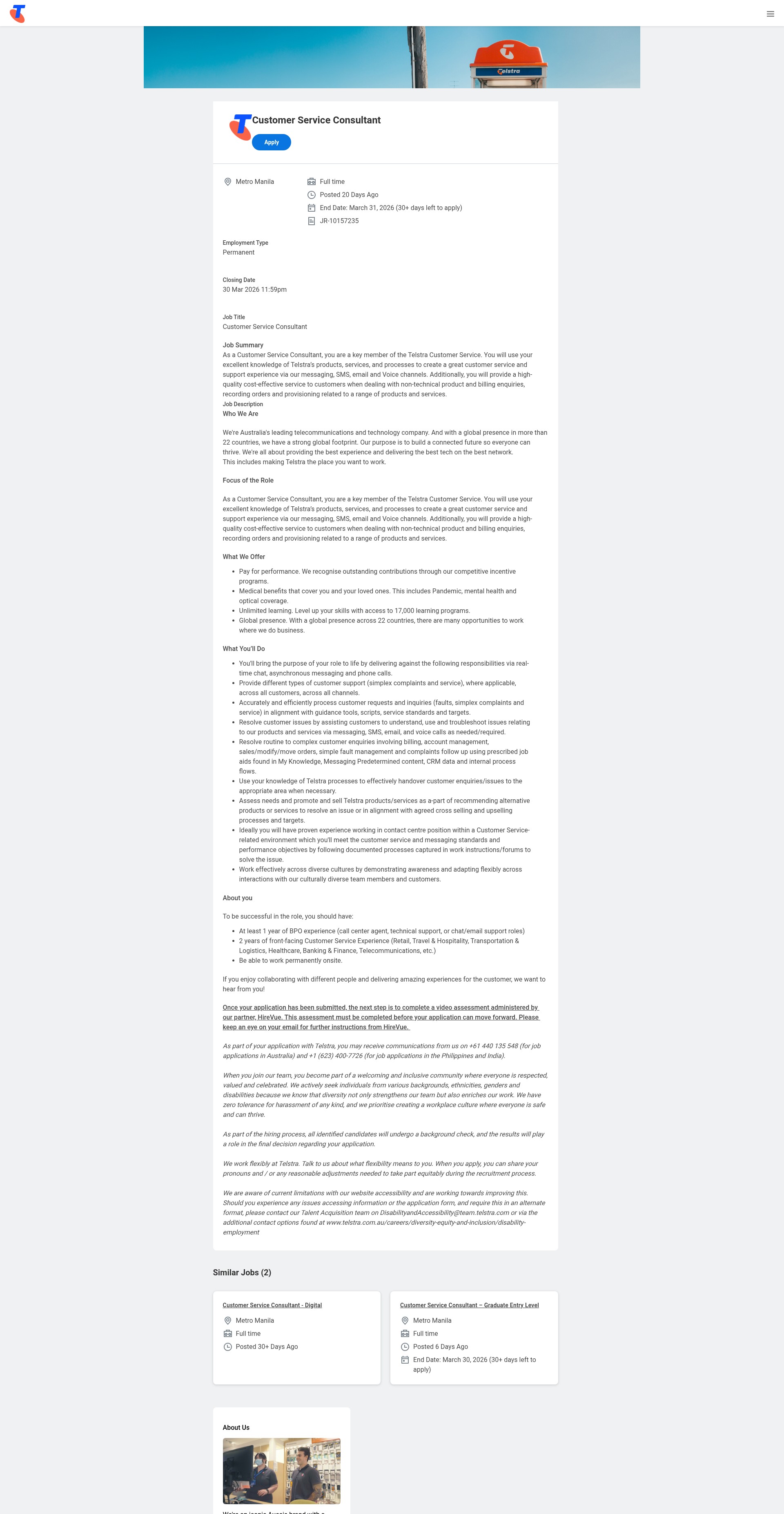 Landing Page