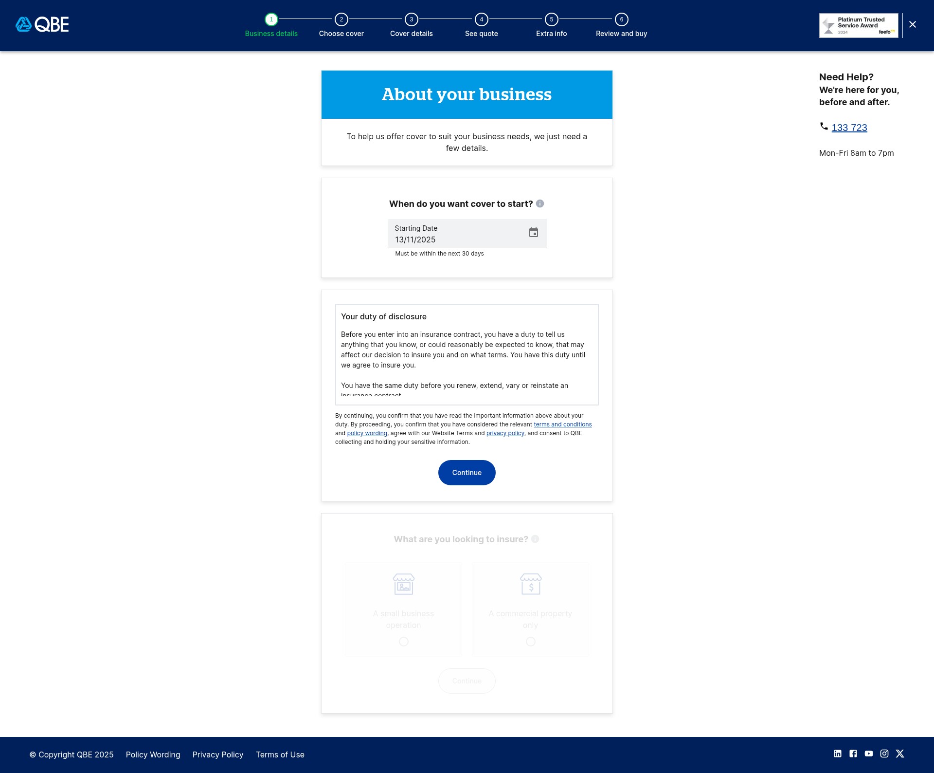 Landing Page