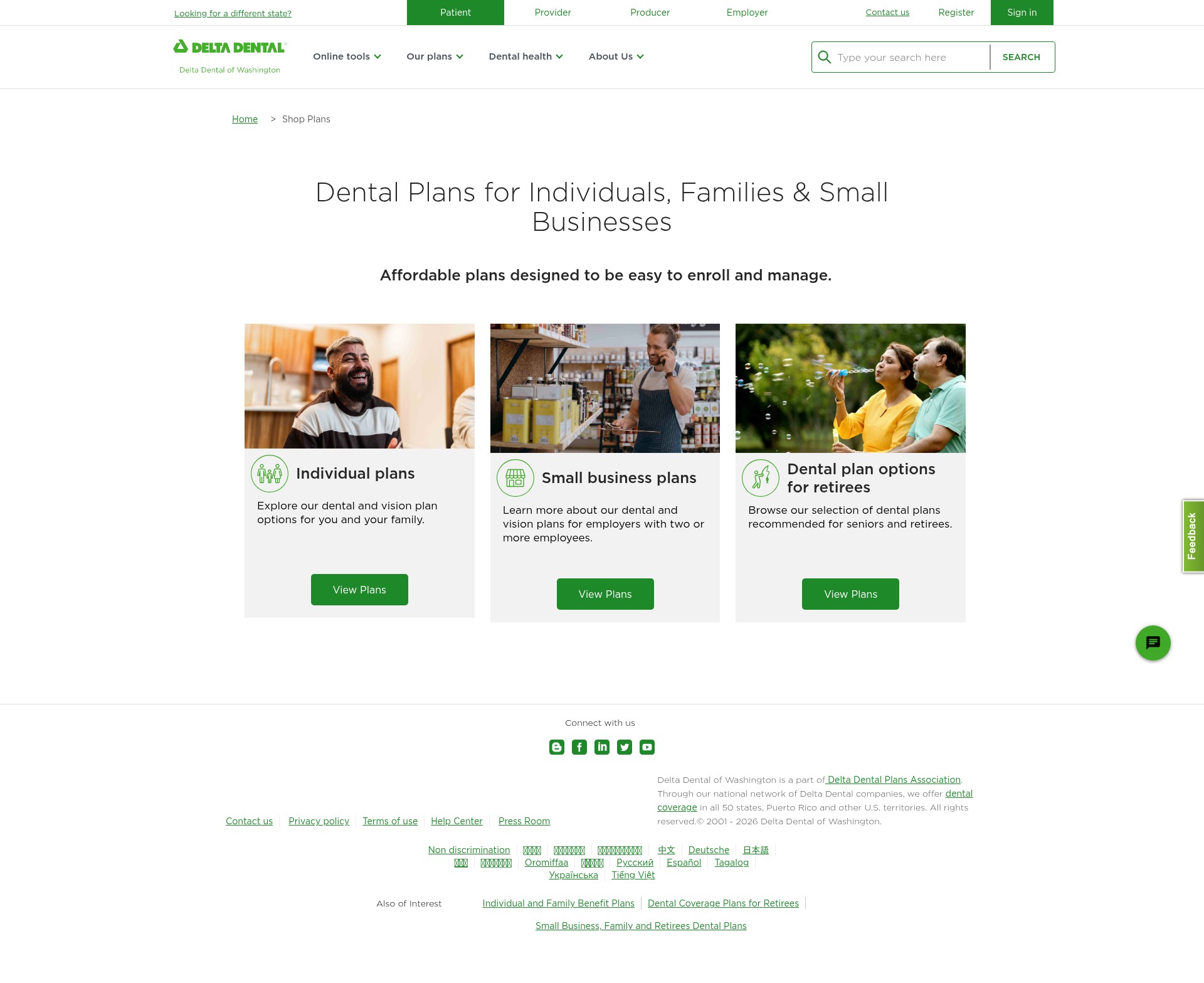 Landing Page