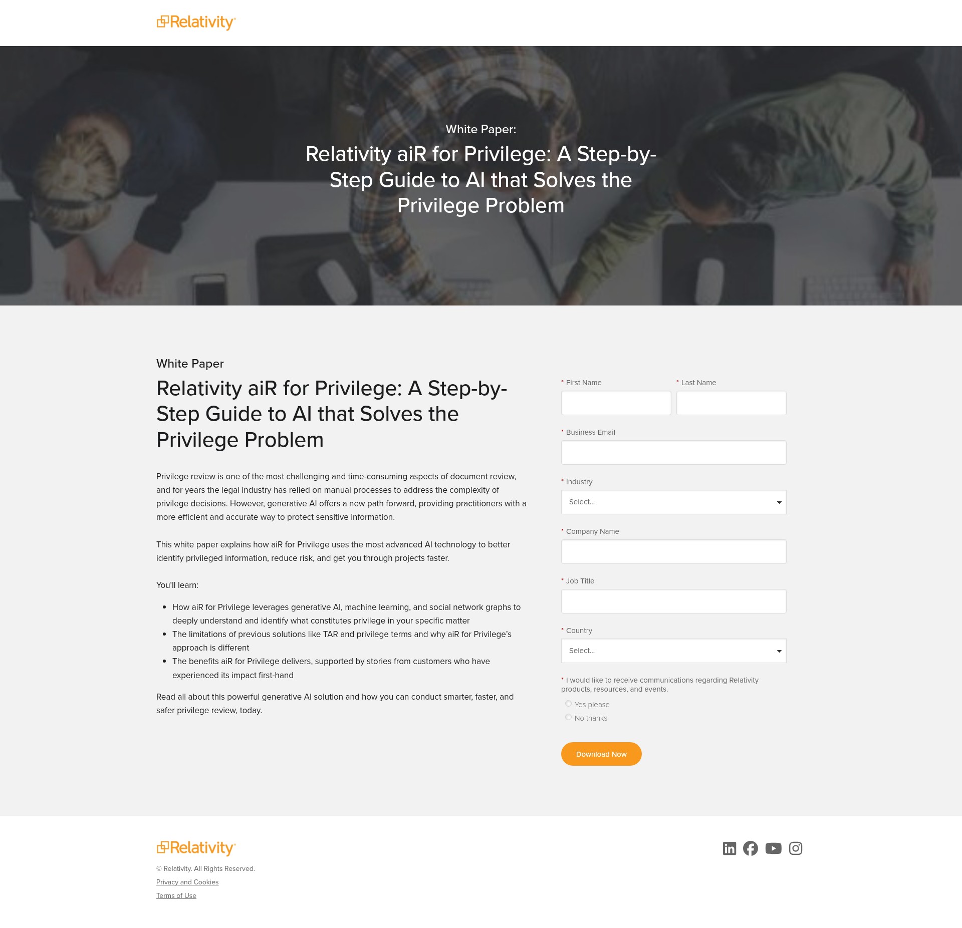 Landing Page