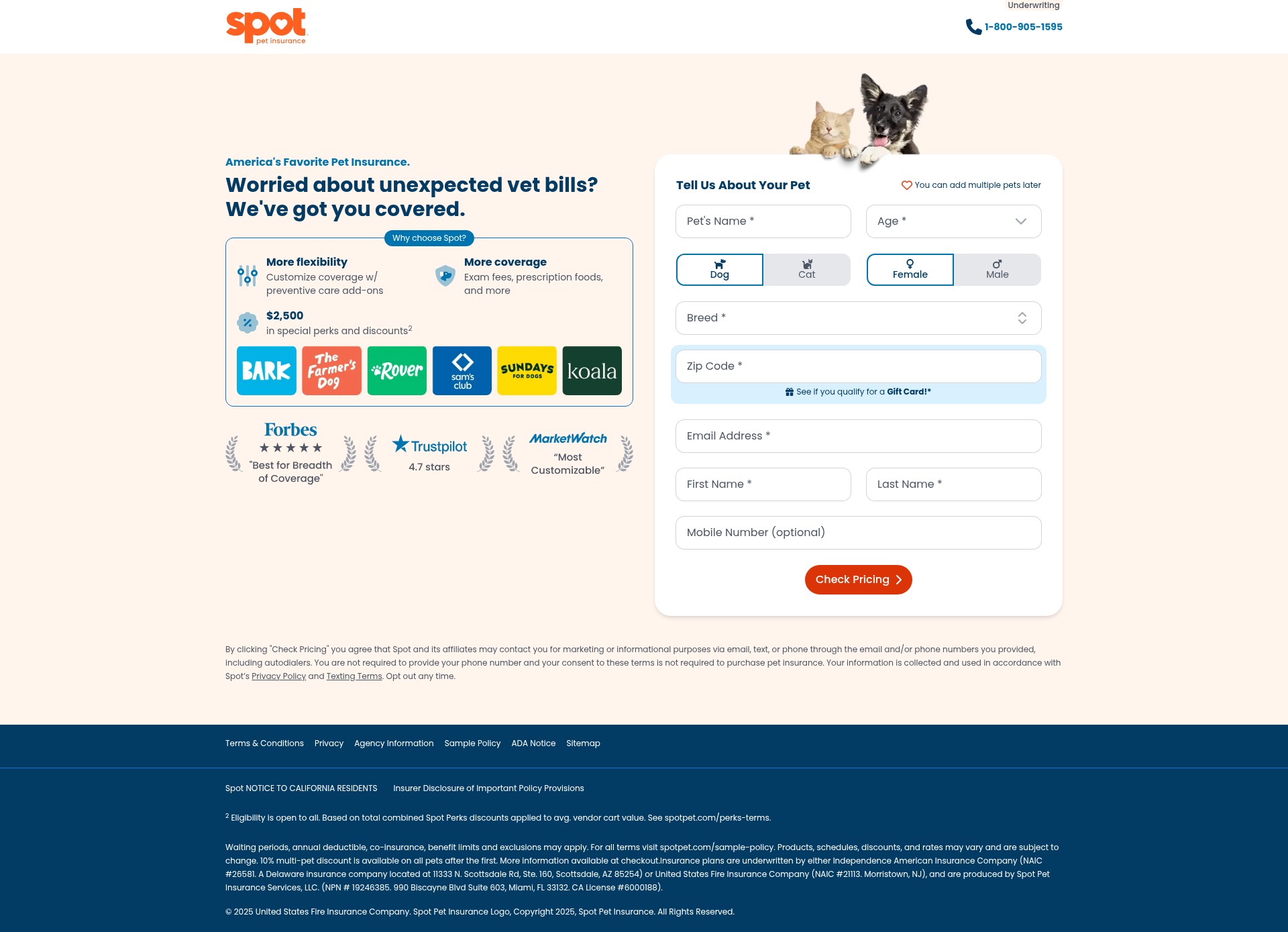 Landing Page