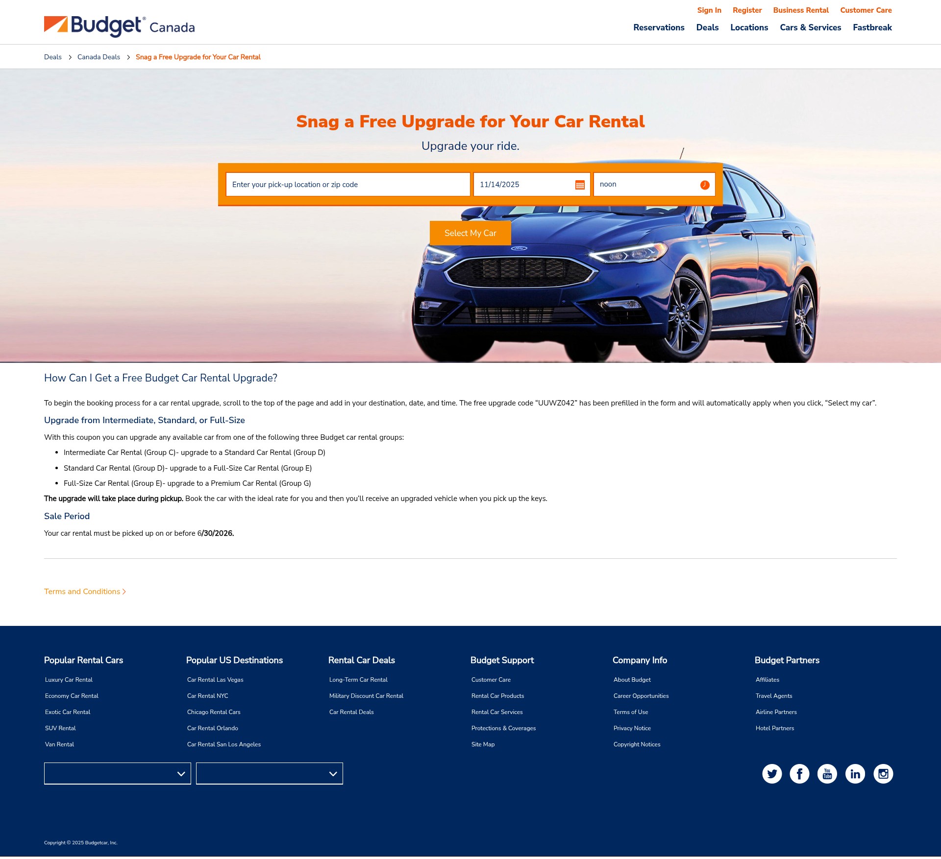 Landing Page