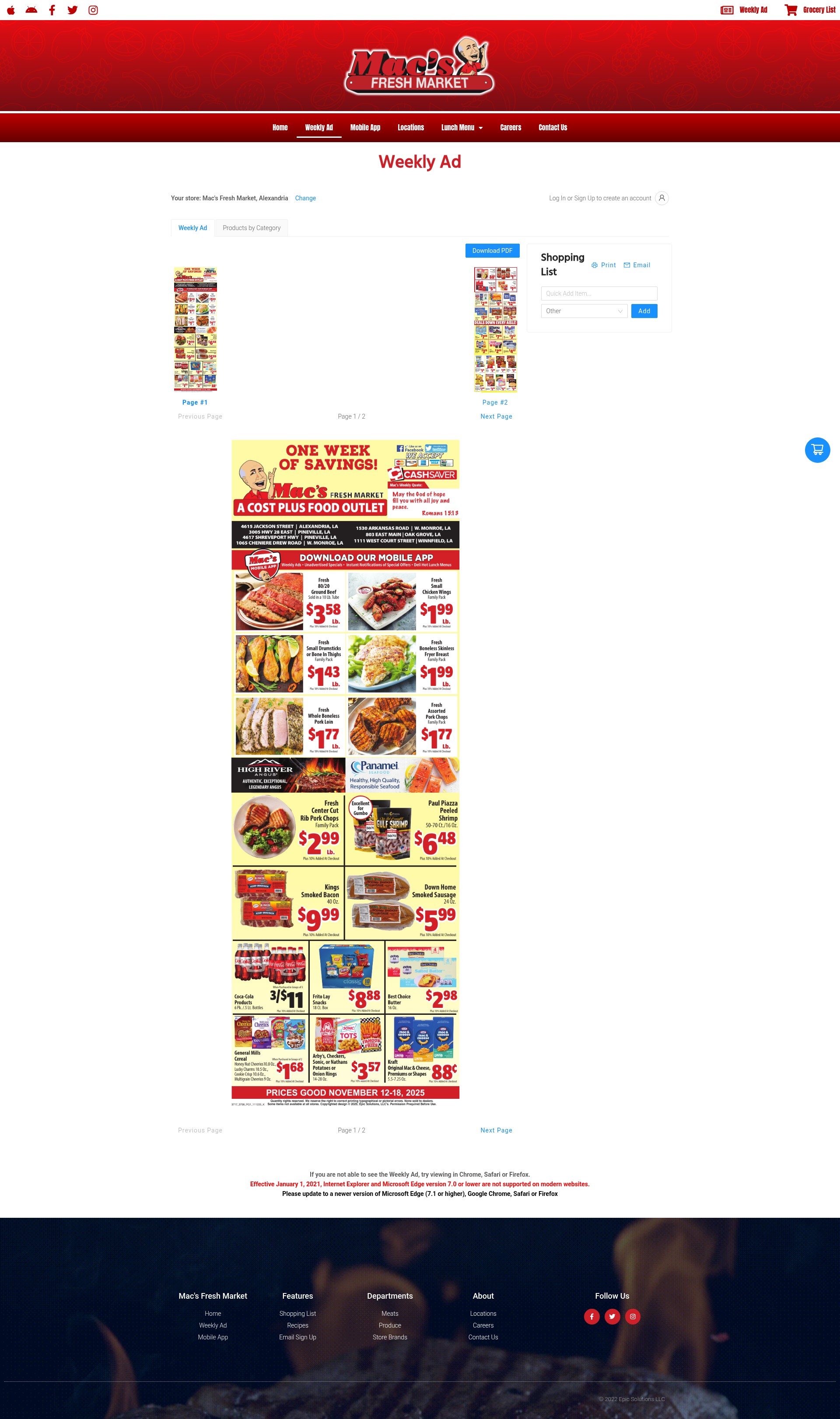 Landing Page