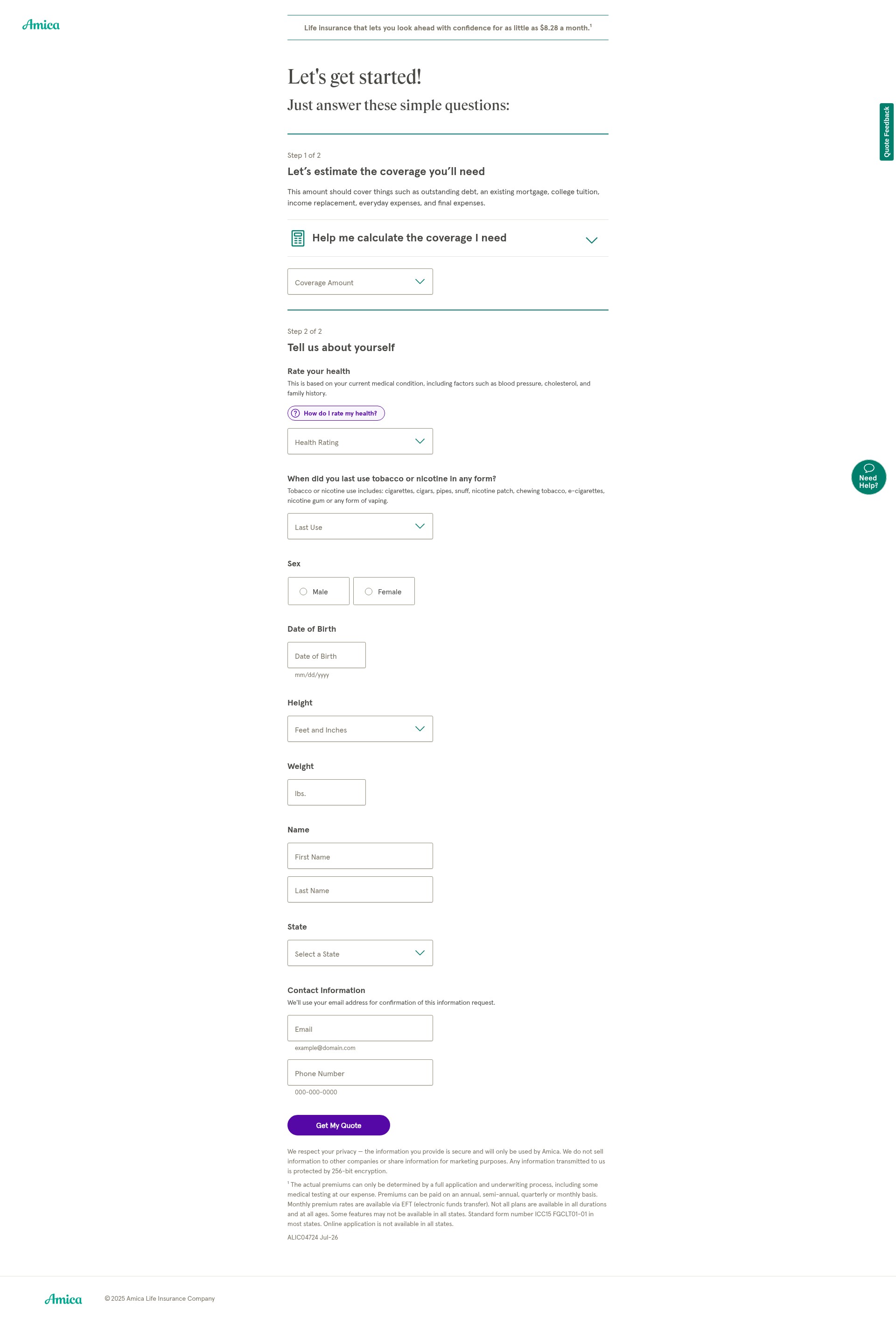 Landing Page