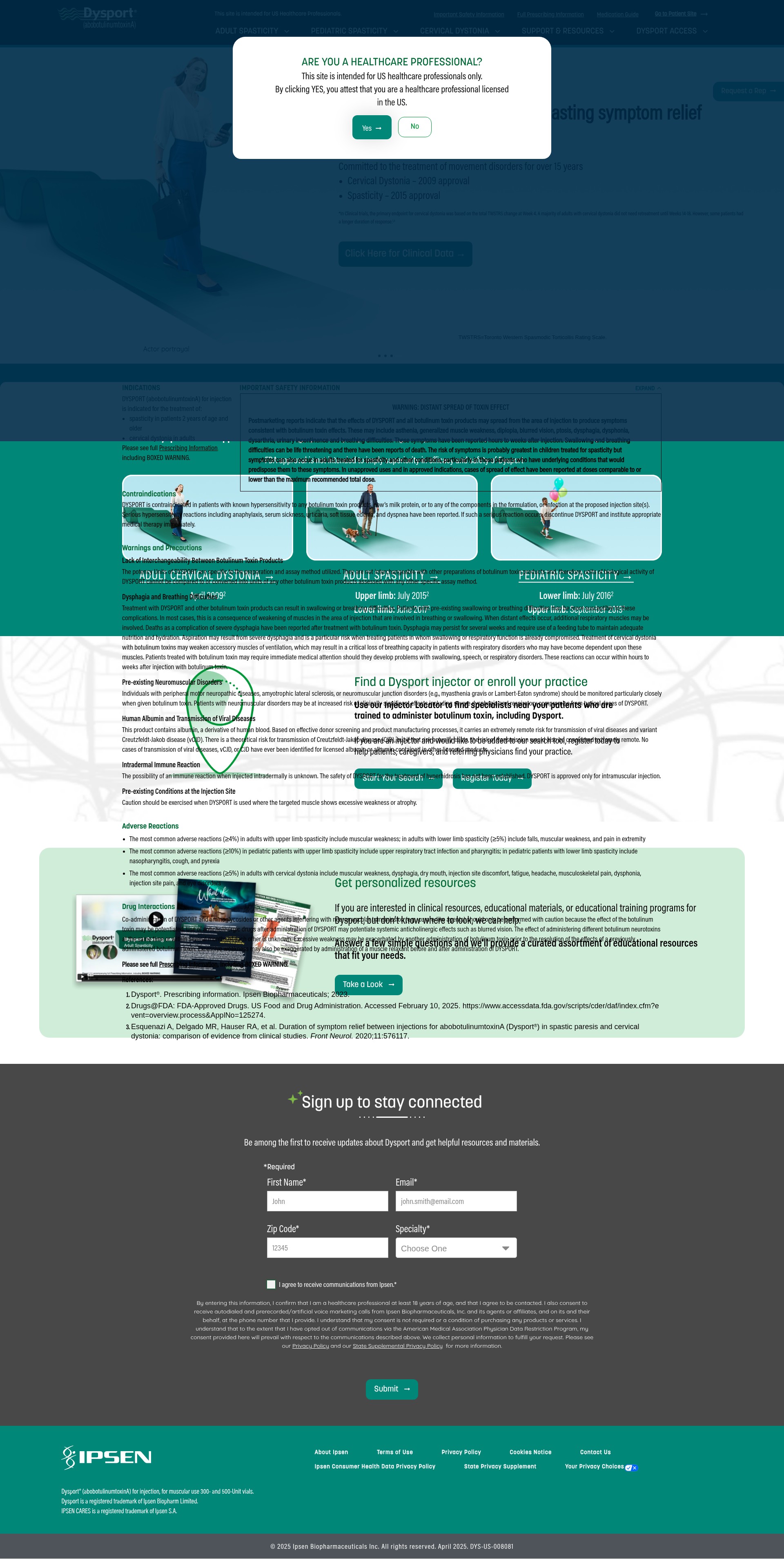 Landing Page