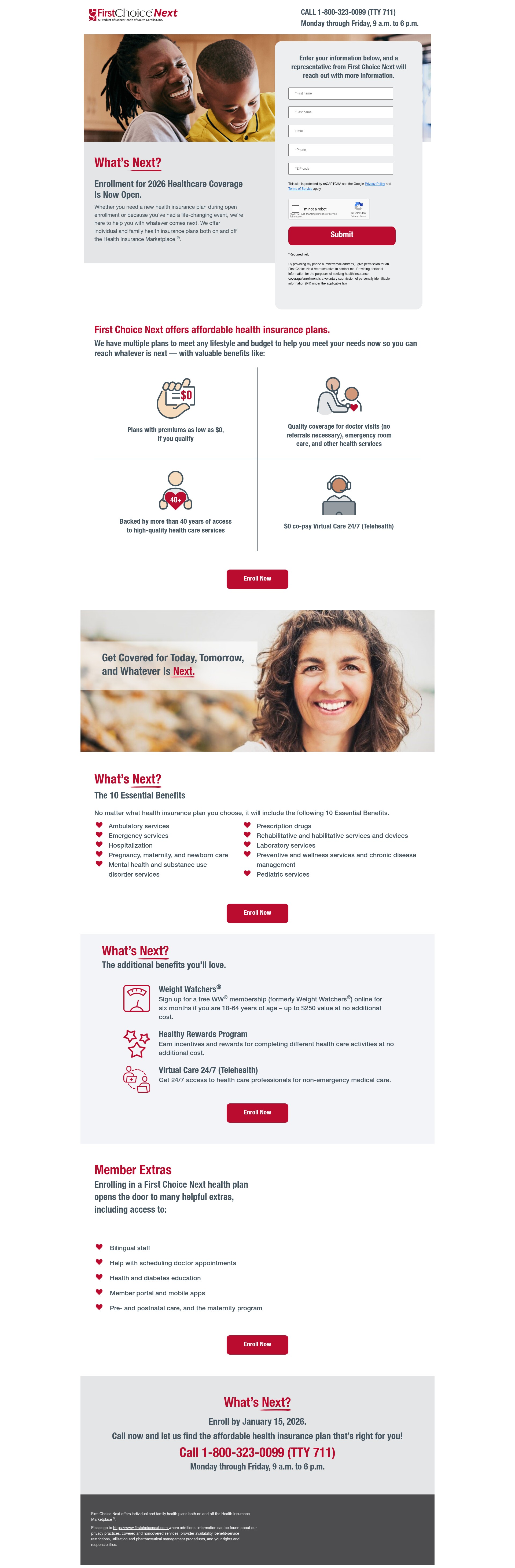 Landing Page