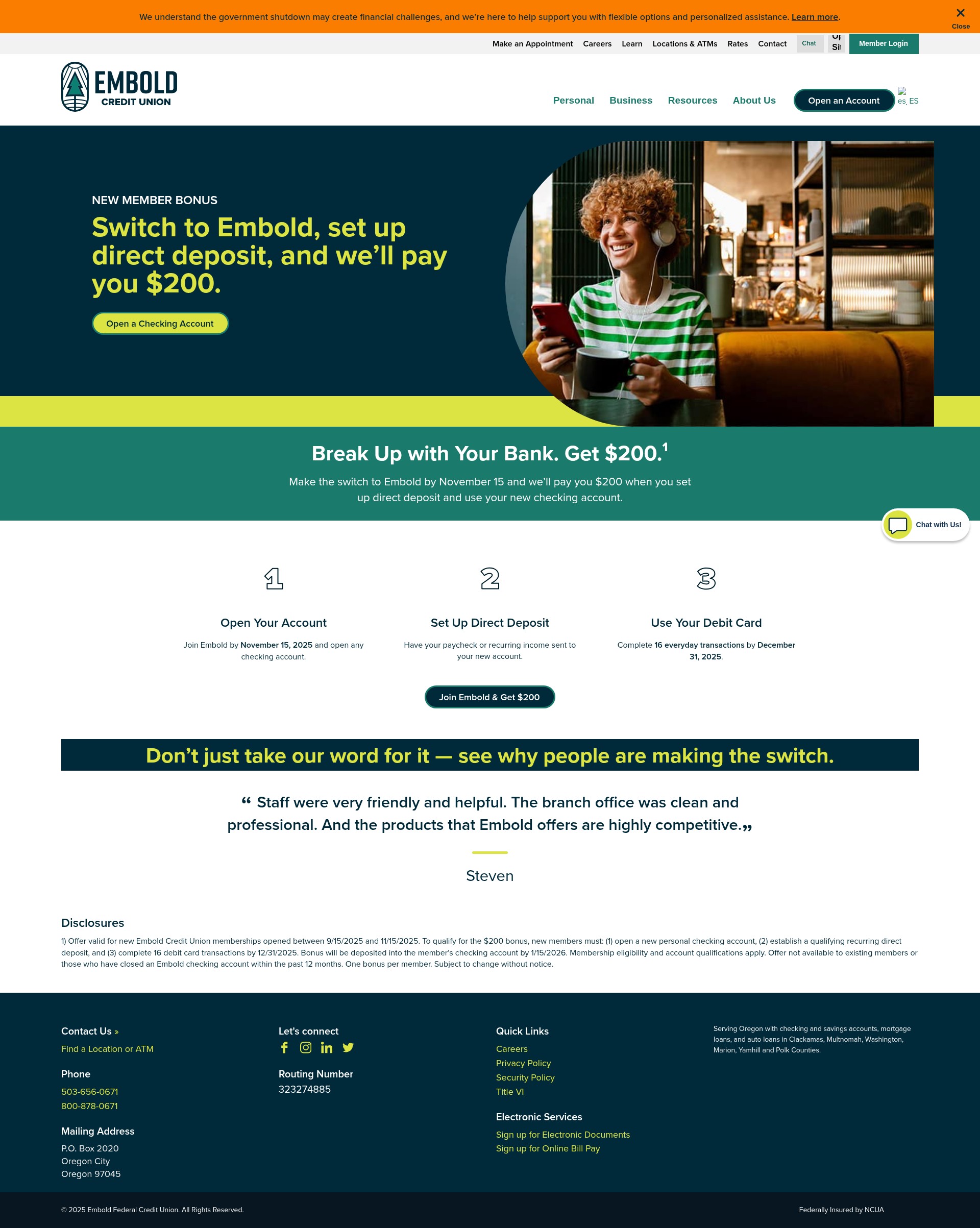 Landing Page