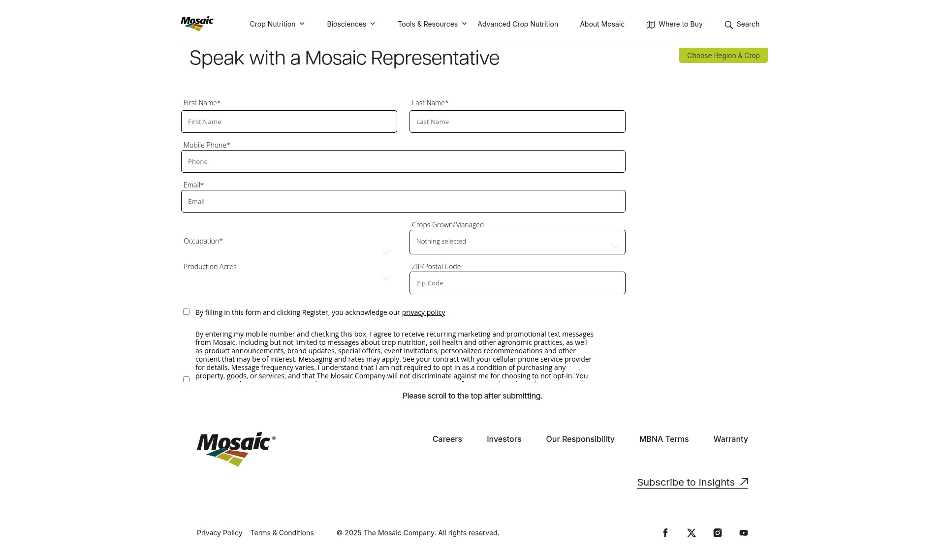 Landing Page