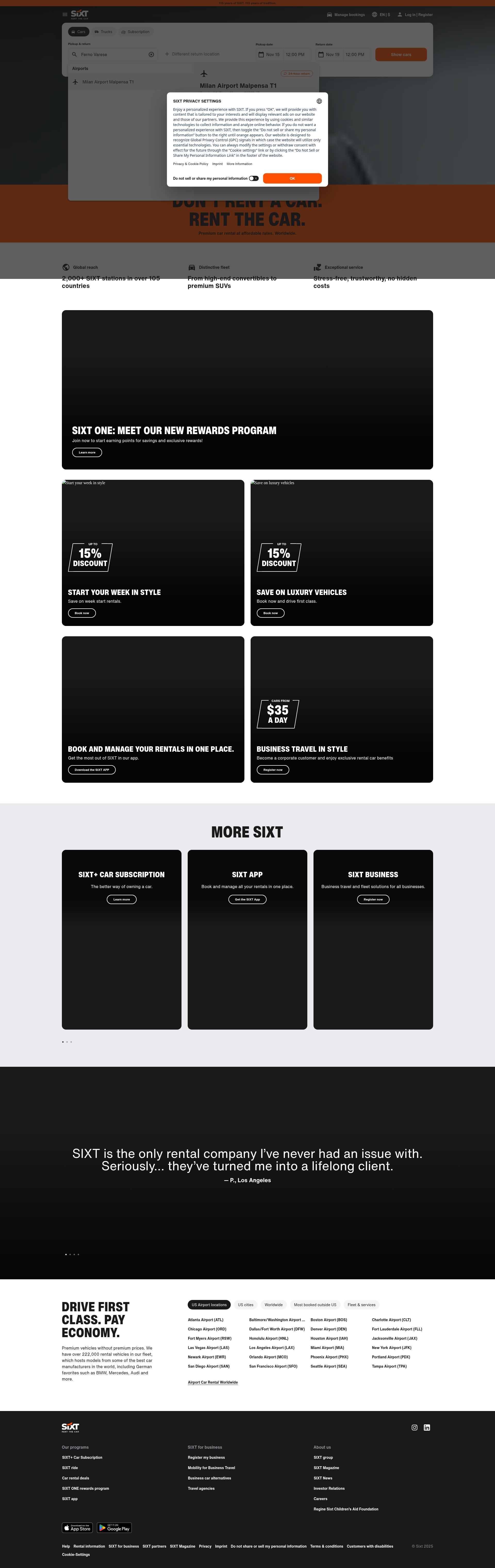 Landing Page