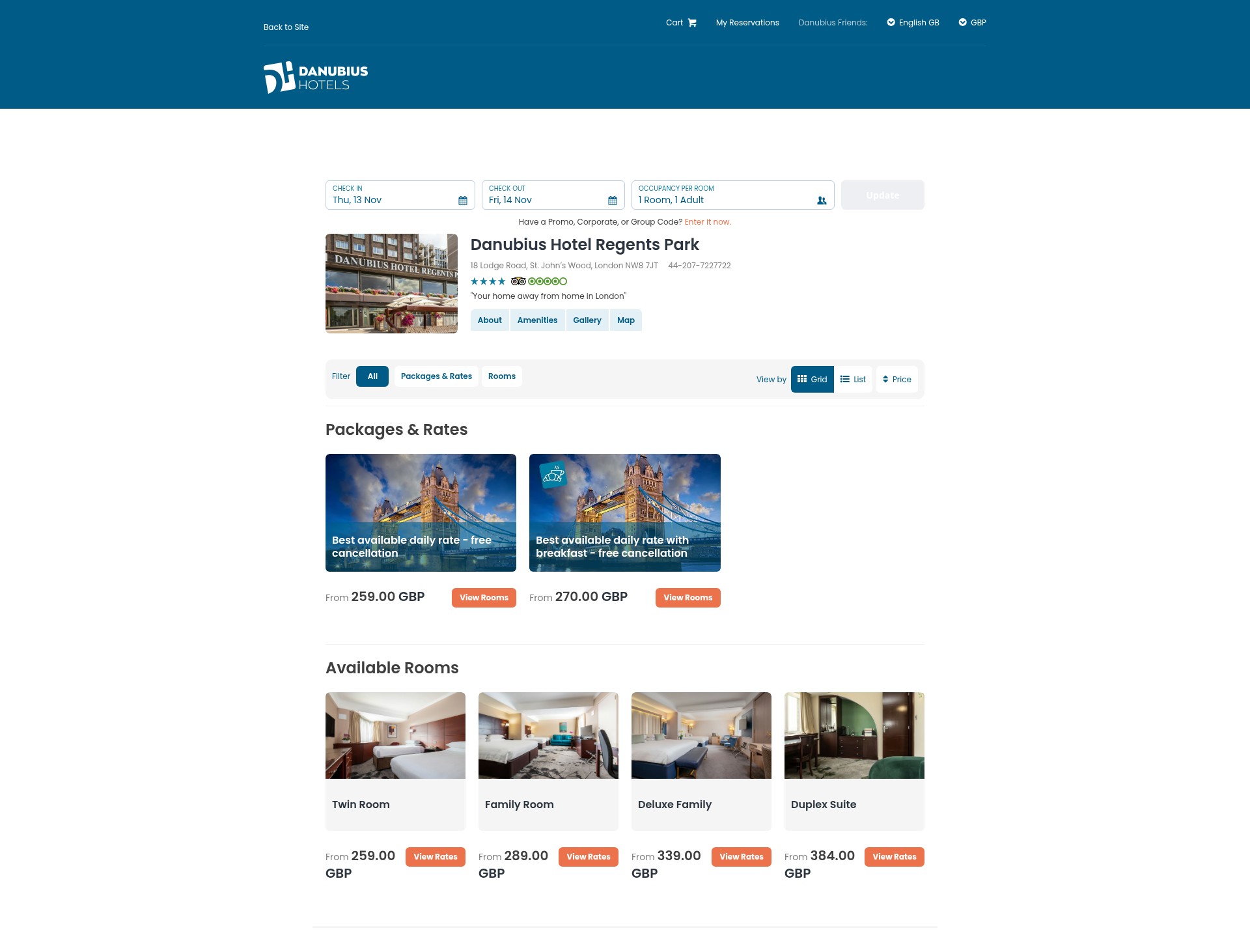 Landing Page