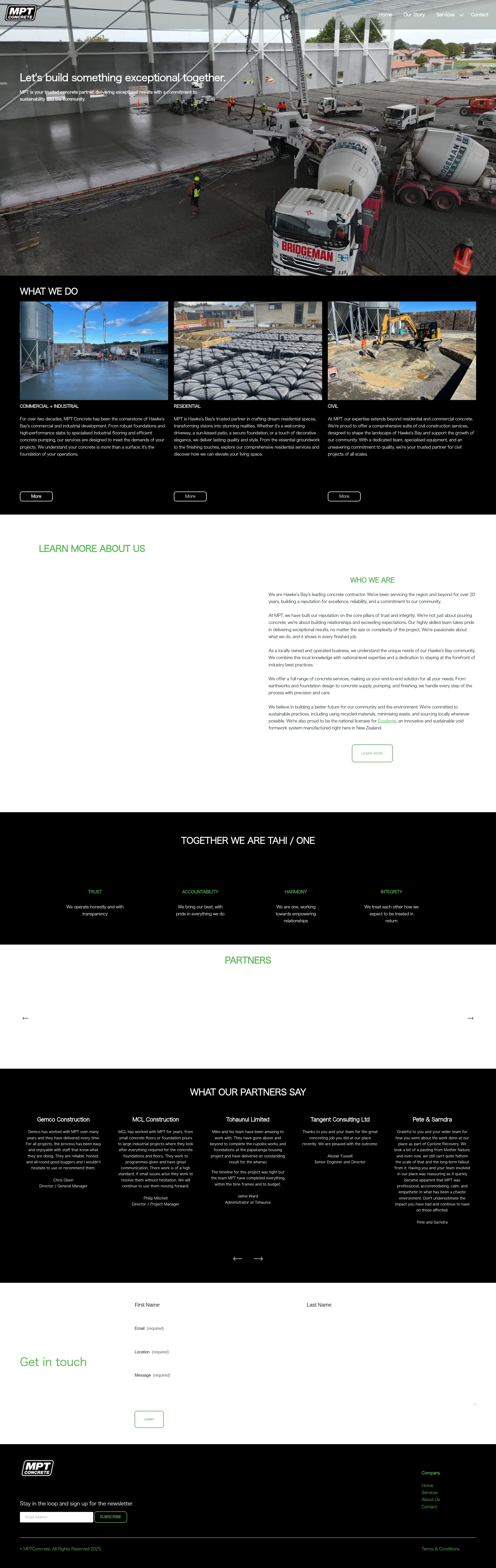 Landing Page