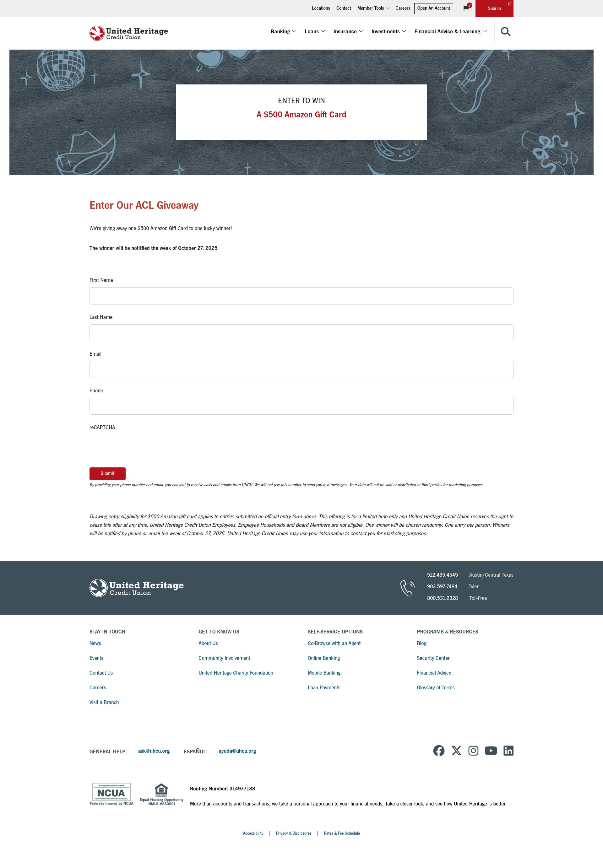 Landing Page