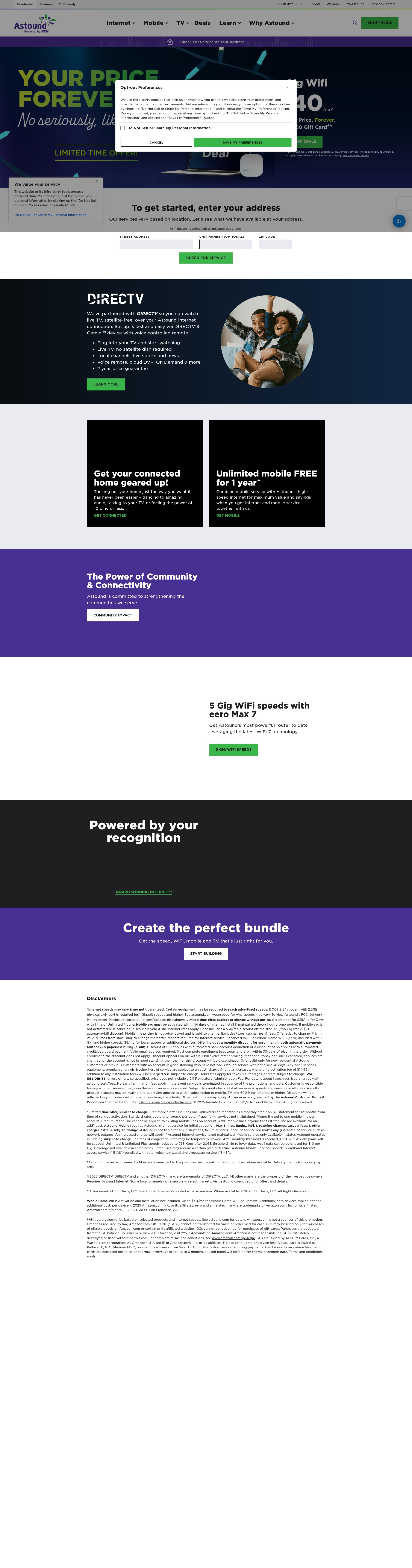 Landing Page