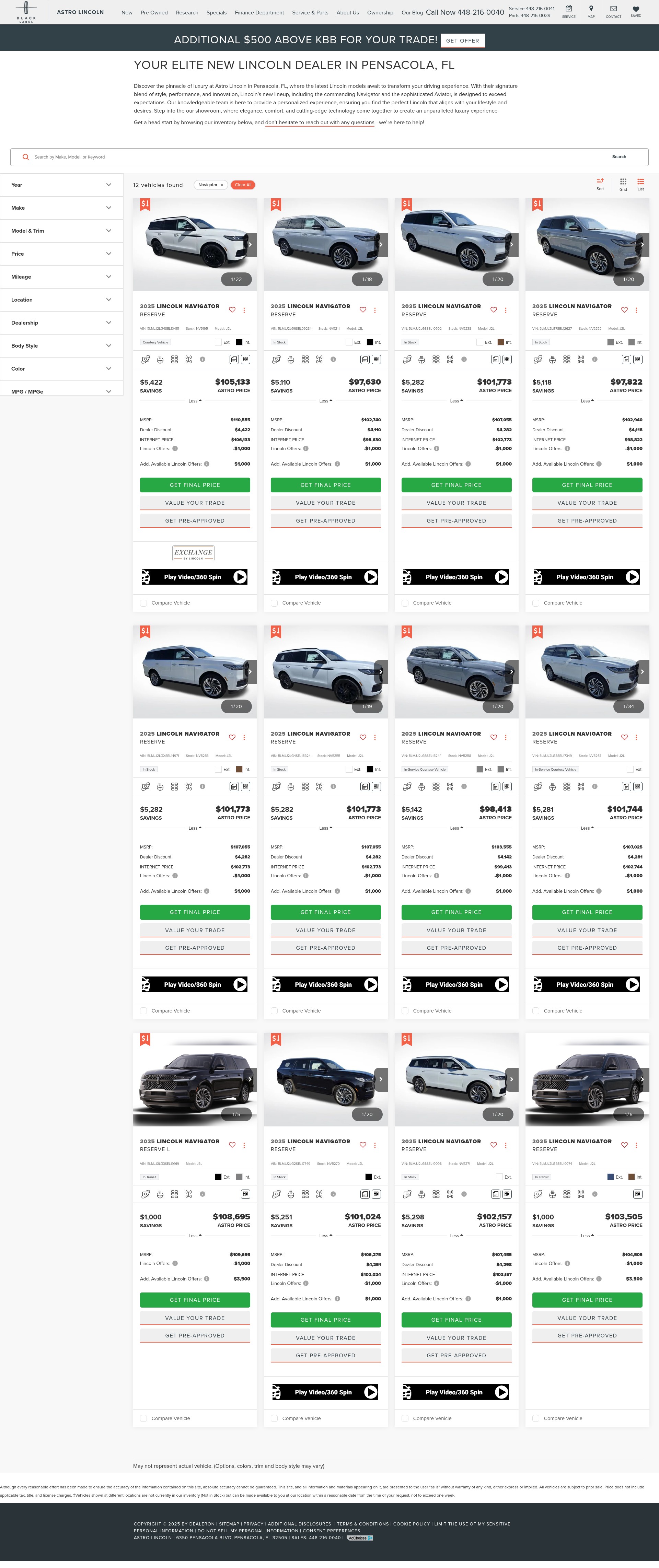 Landing Page