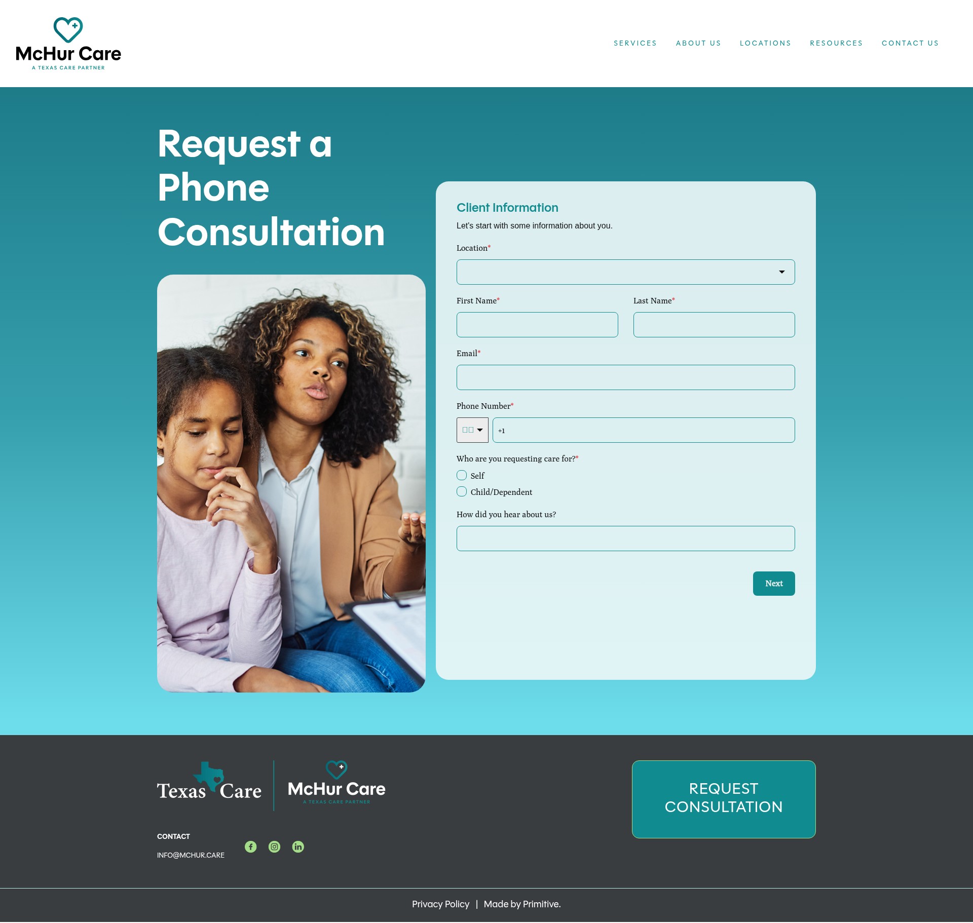 Landing Page