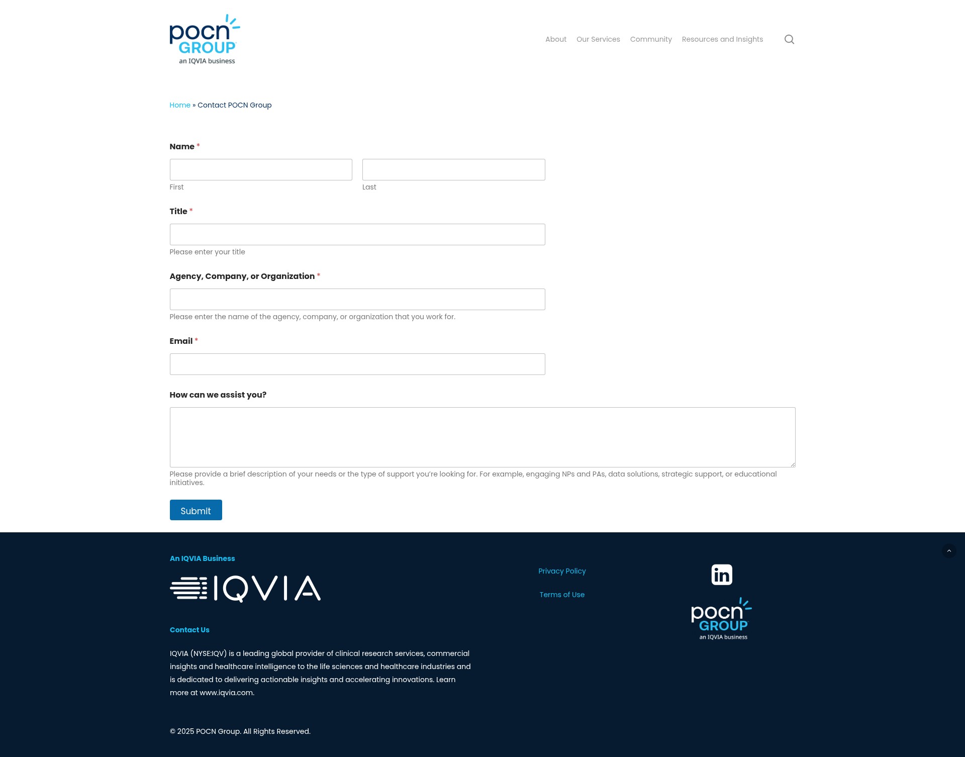Landing Page