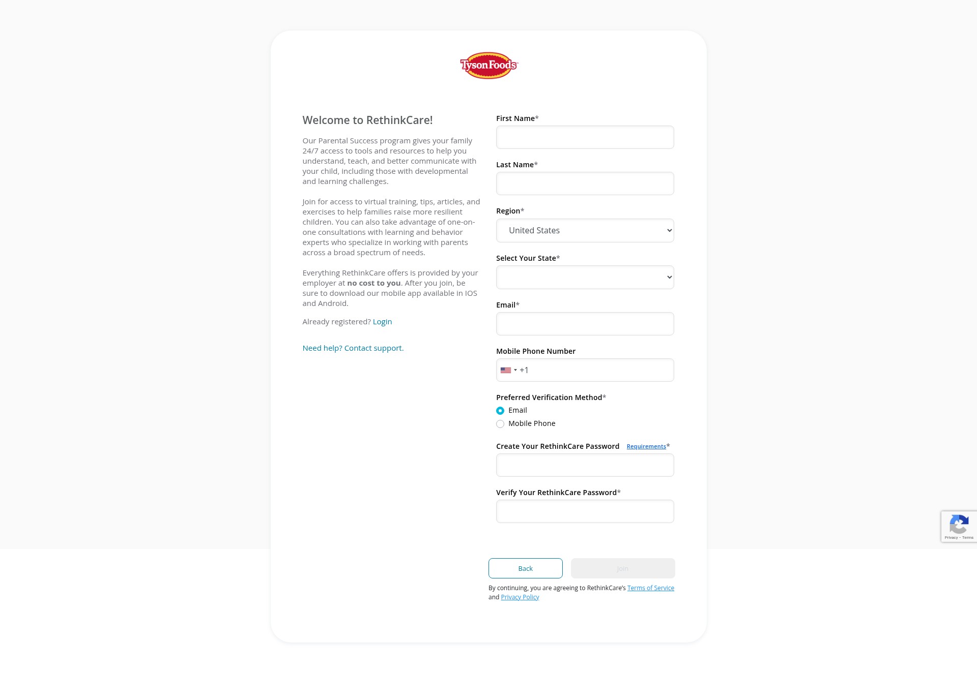 Landing Page