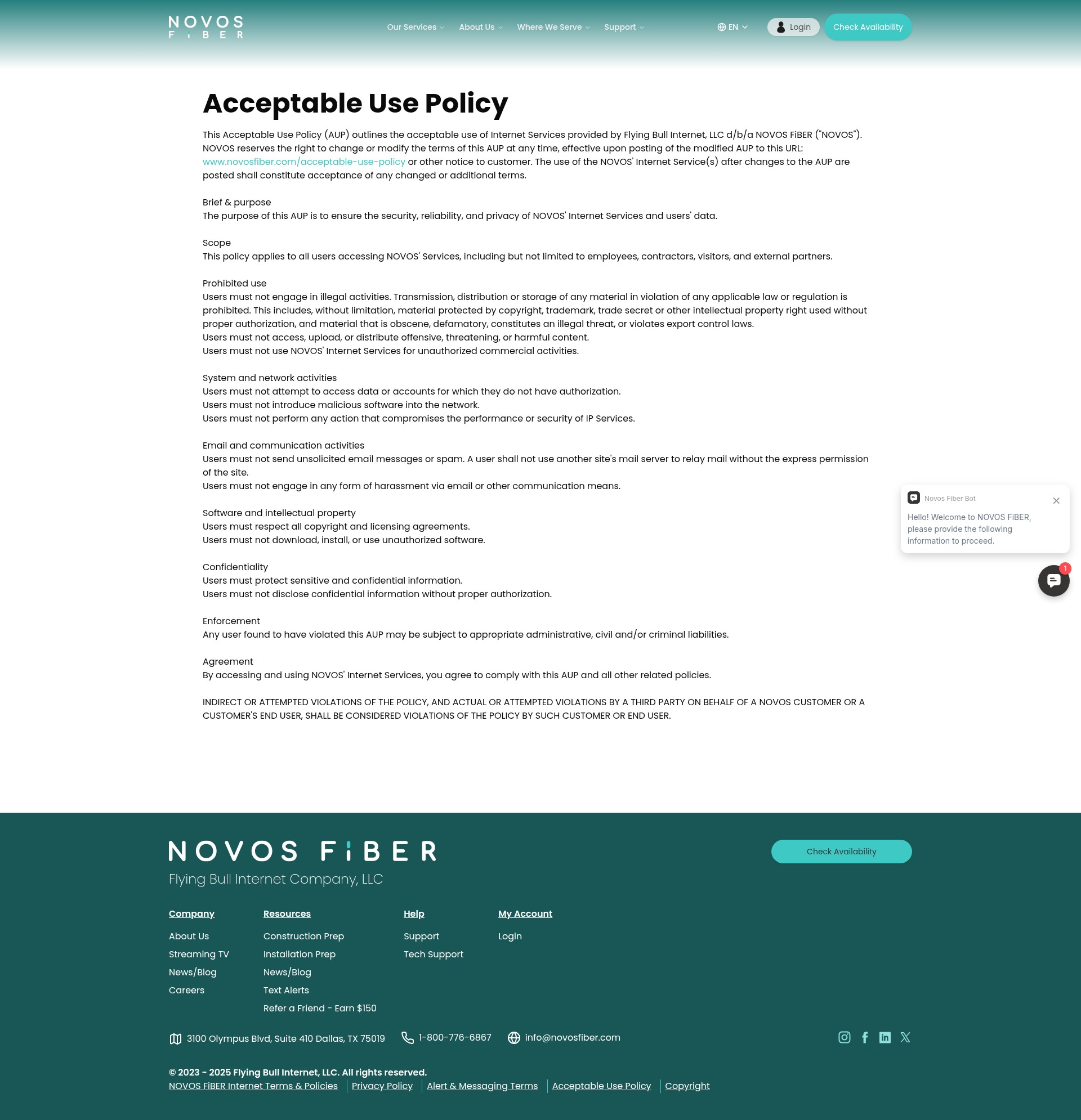 Landing Page