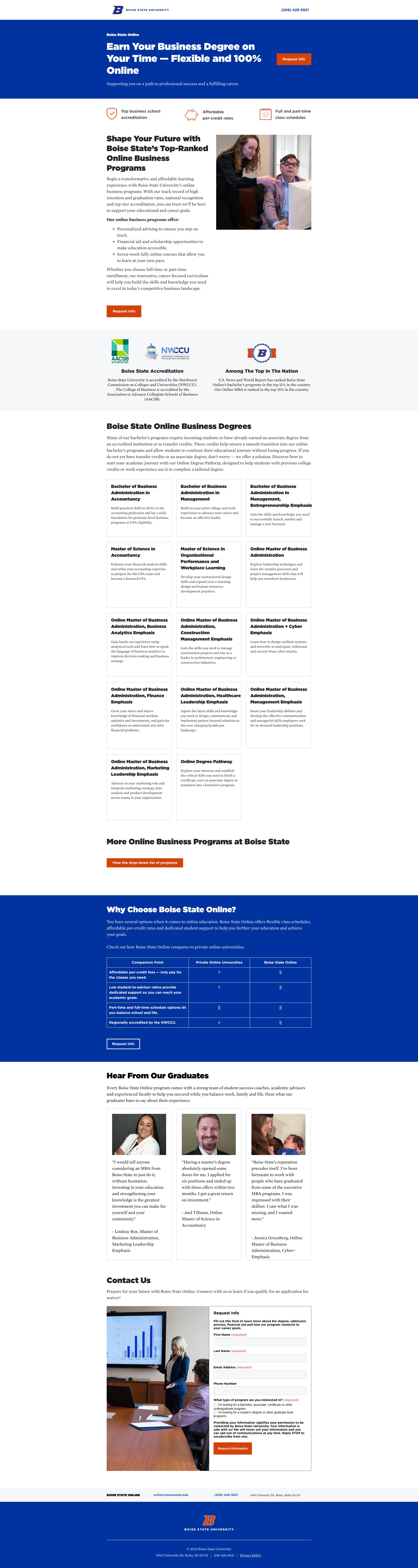 Landing Page