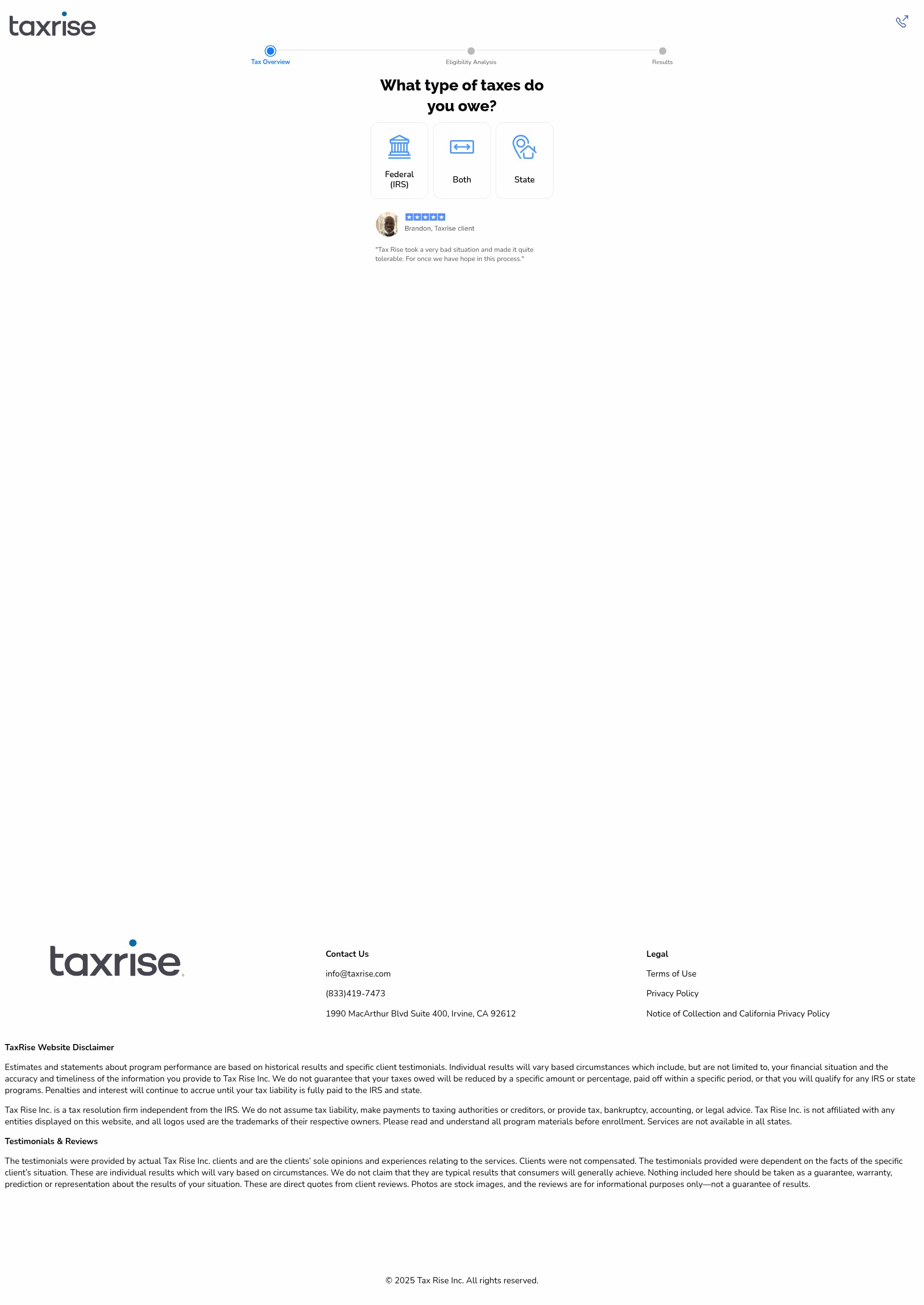 Landing Page
