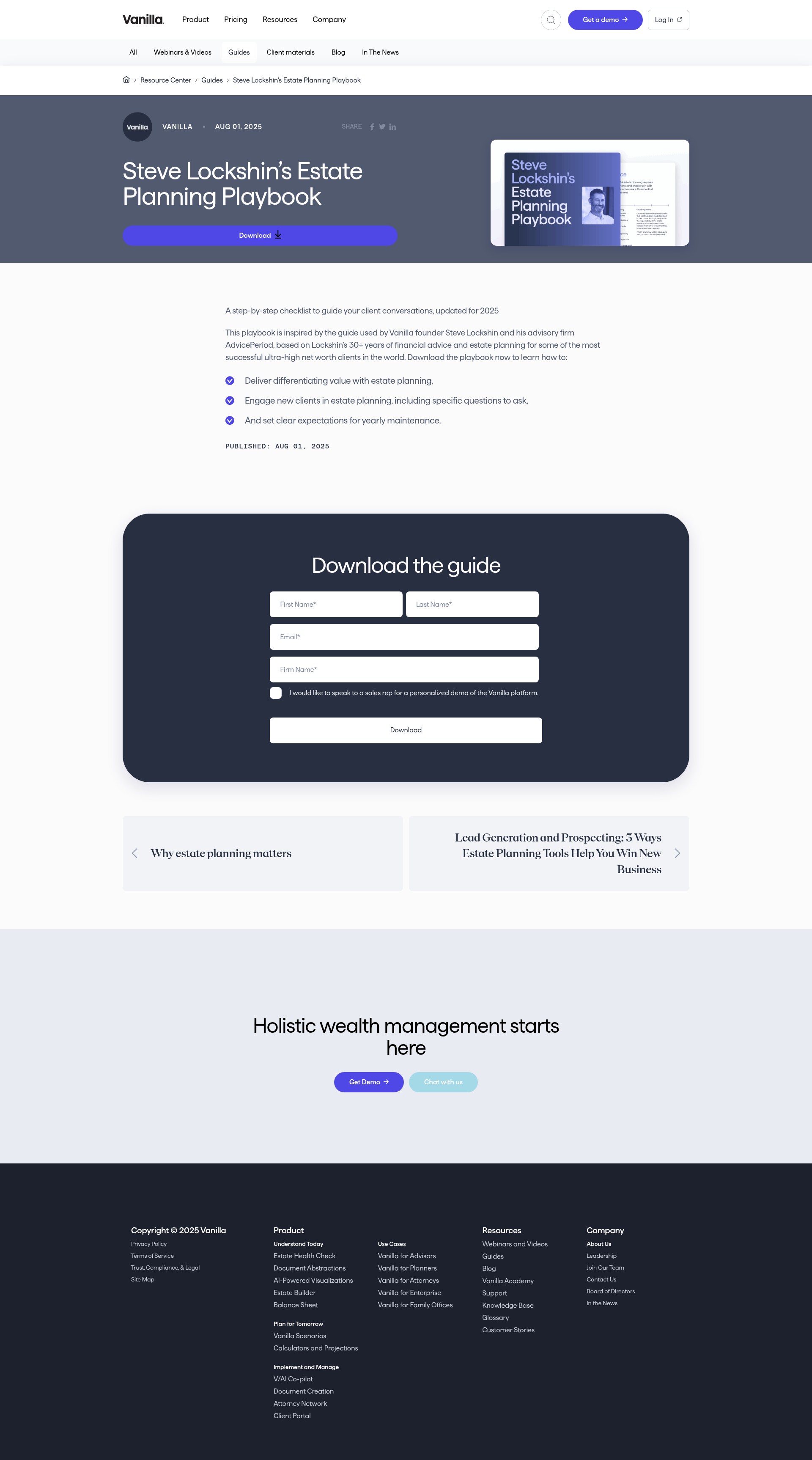 Landing Page