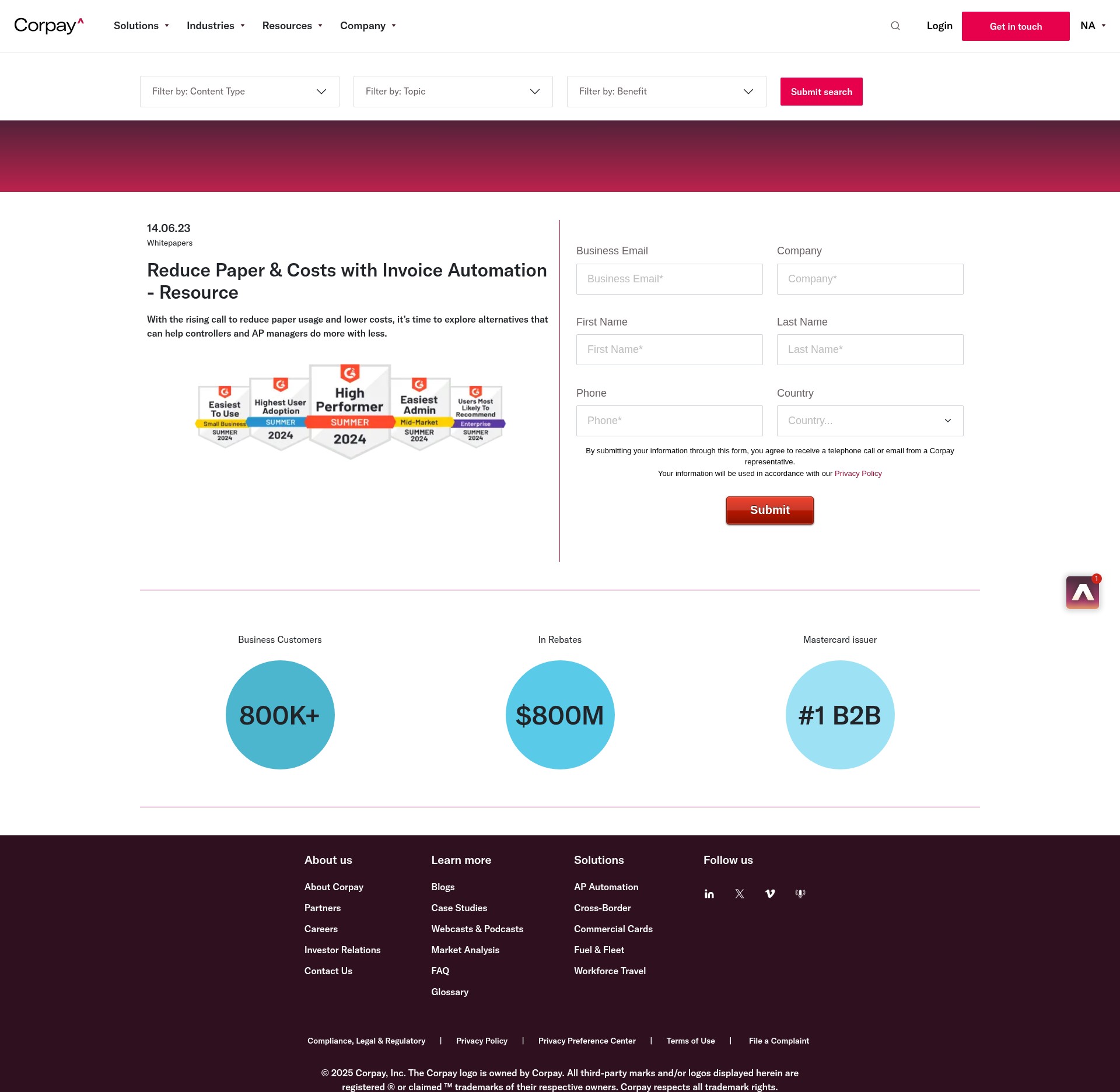 Landing Page