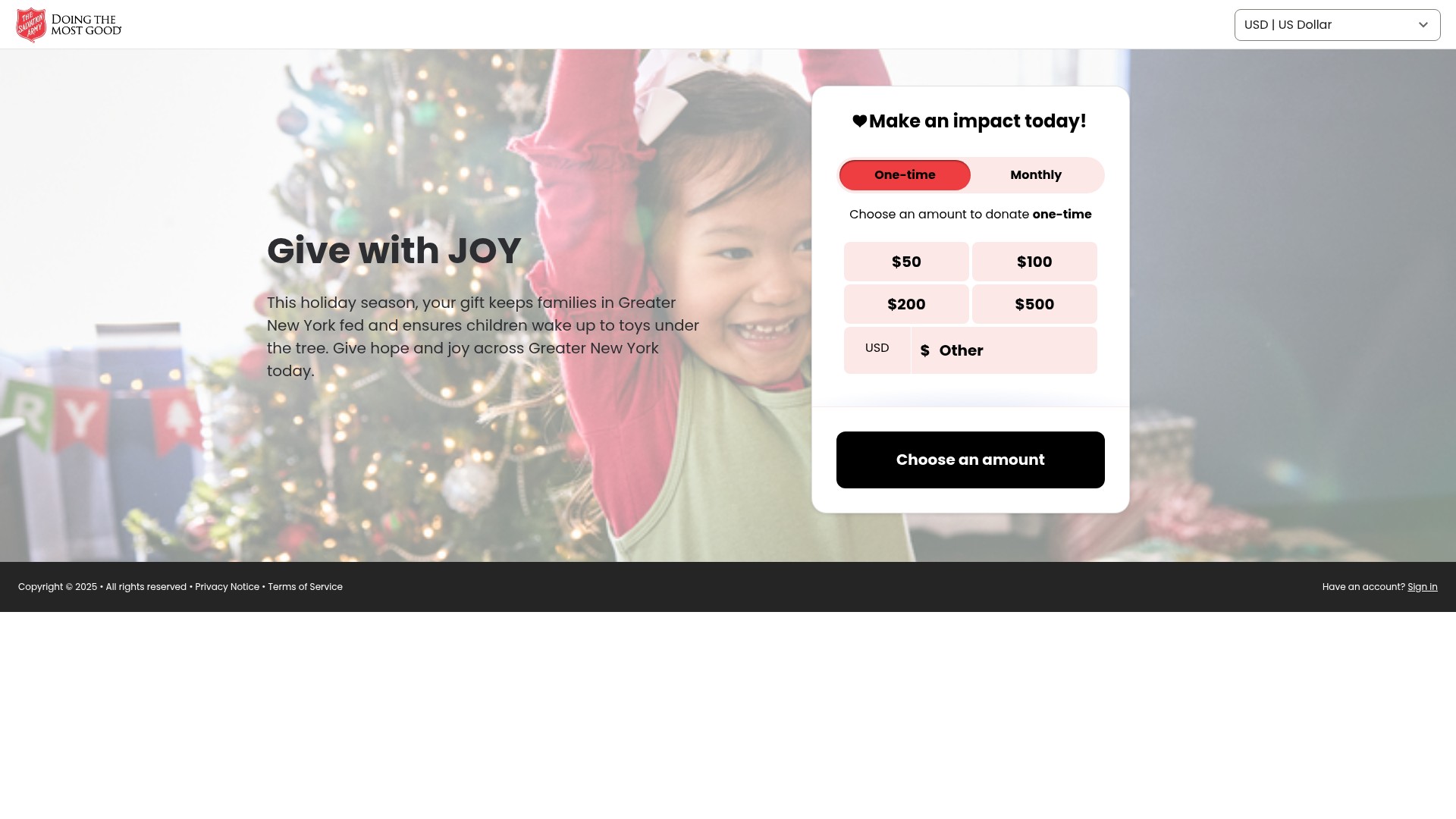 Landing Page