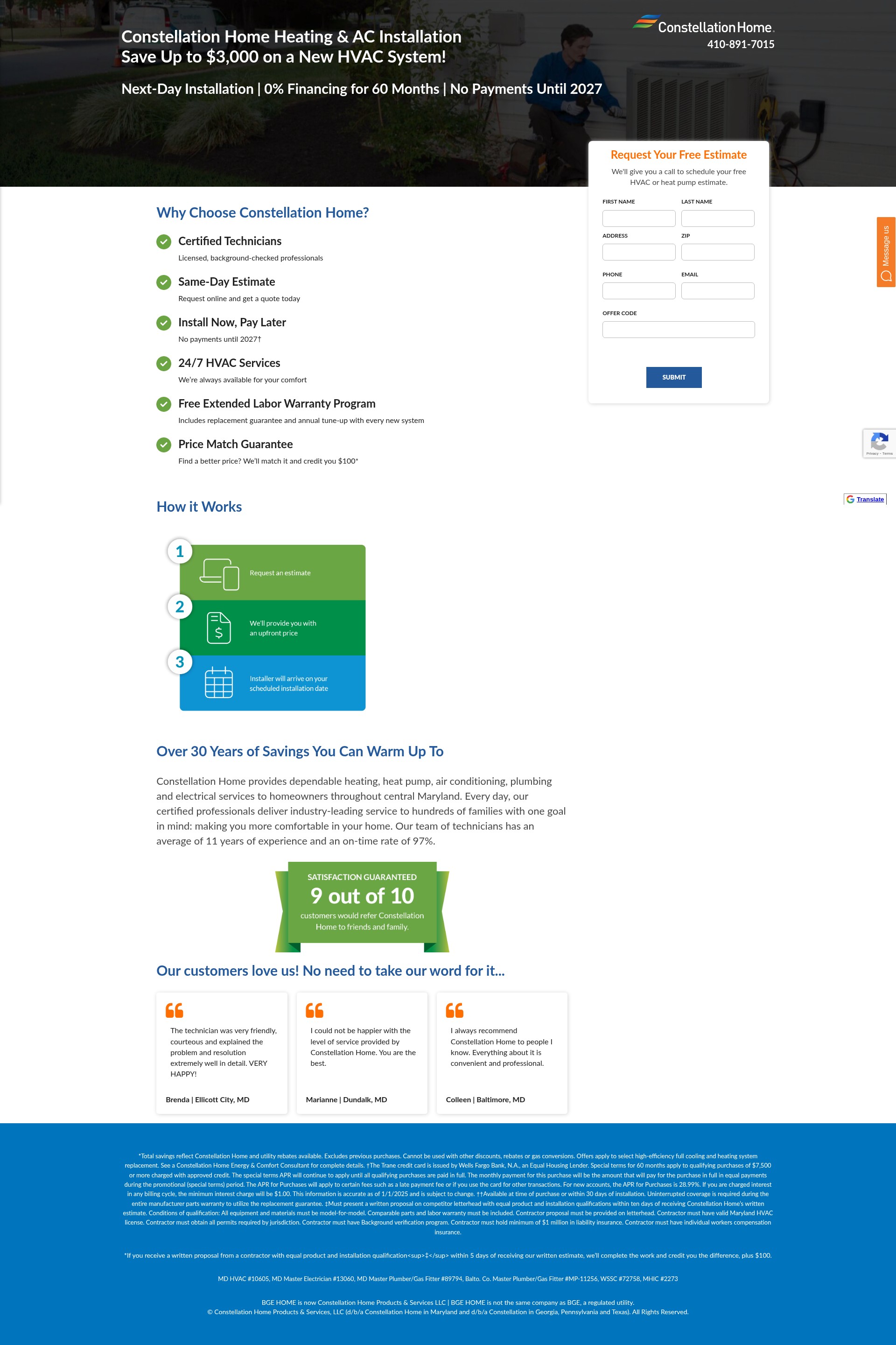 Landing Page
